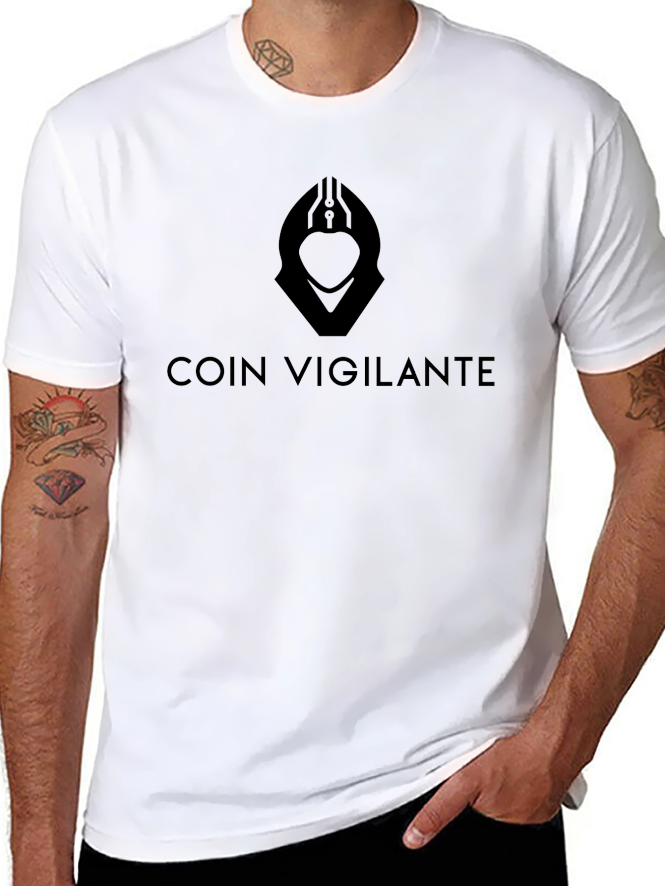 Coin Vigilante Black T-Shirt