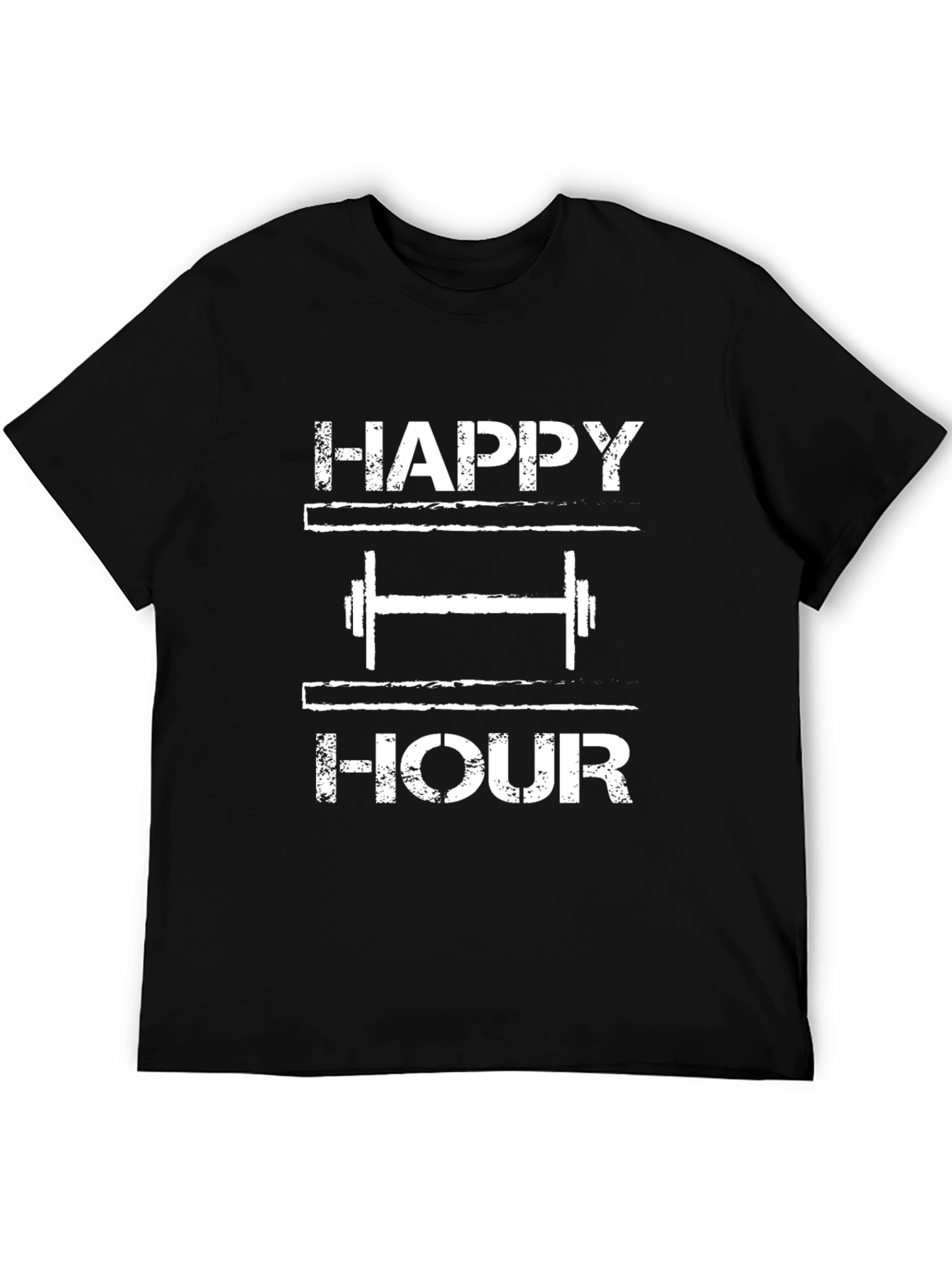 Happy Hour Gym Black T-Shirt