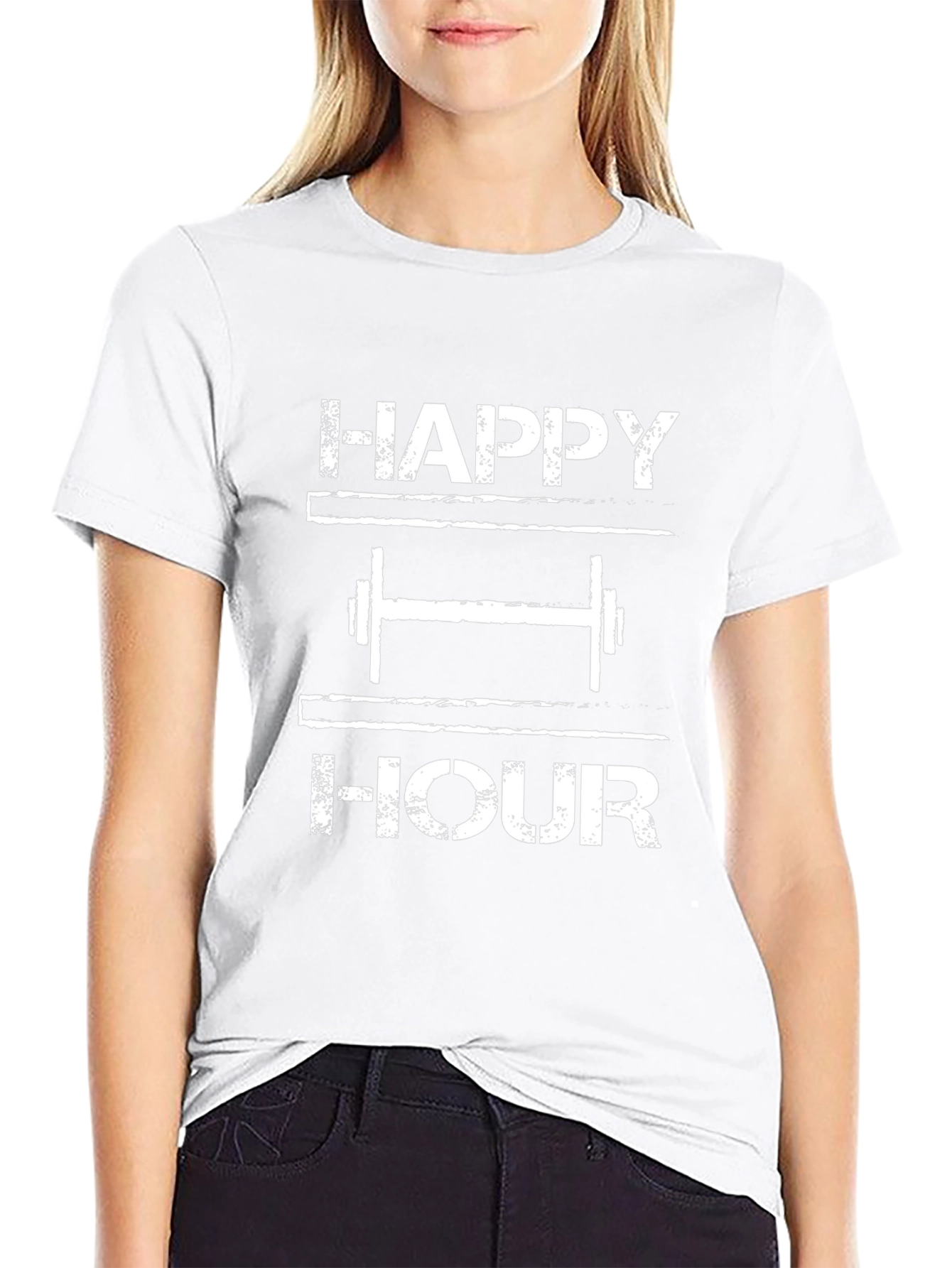 Happy Hour Gym Black T-Shirt