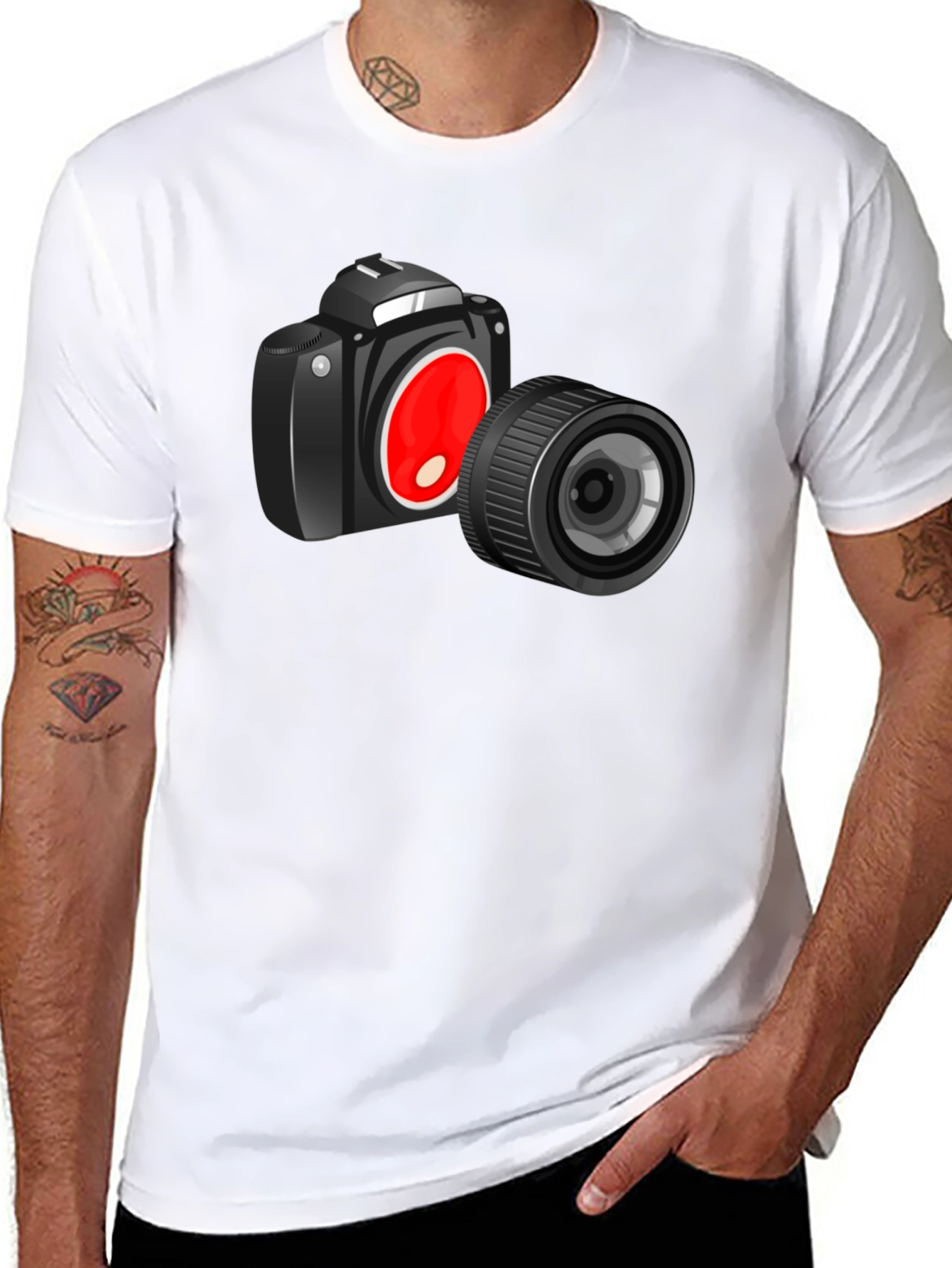 Camera Graphic Black T-Shirt