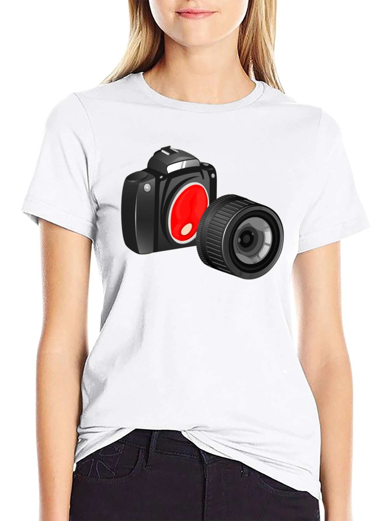 Camera Graphic Black T-Shirt