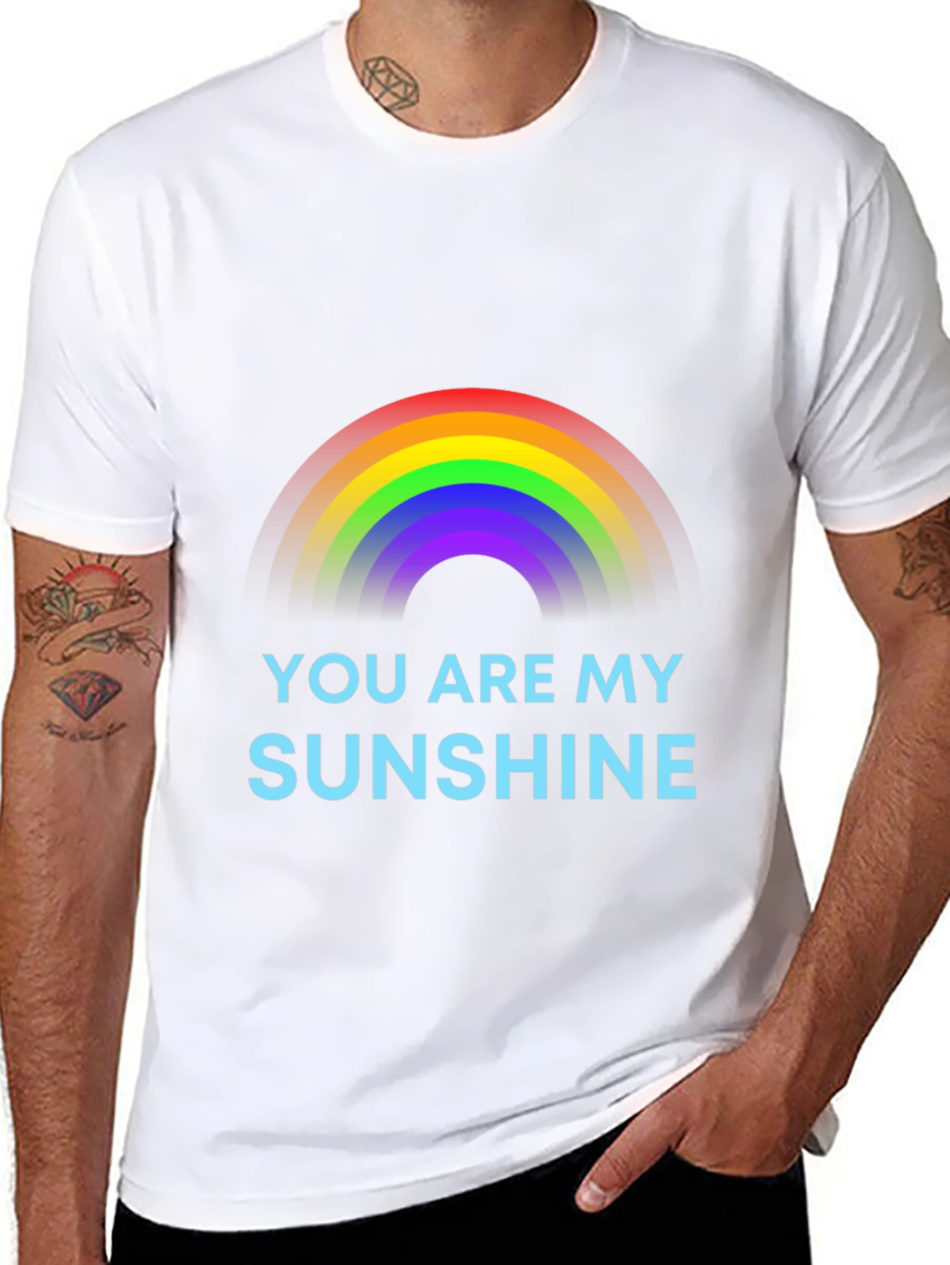 Rainbow Sunshine Graphic Tee - Unisex