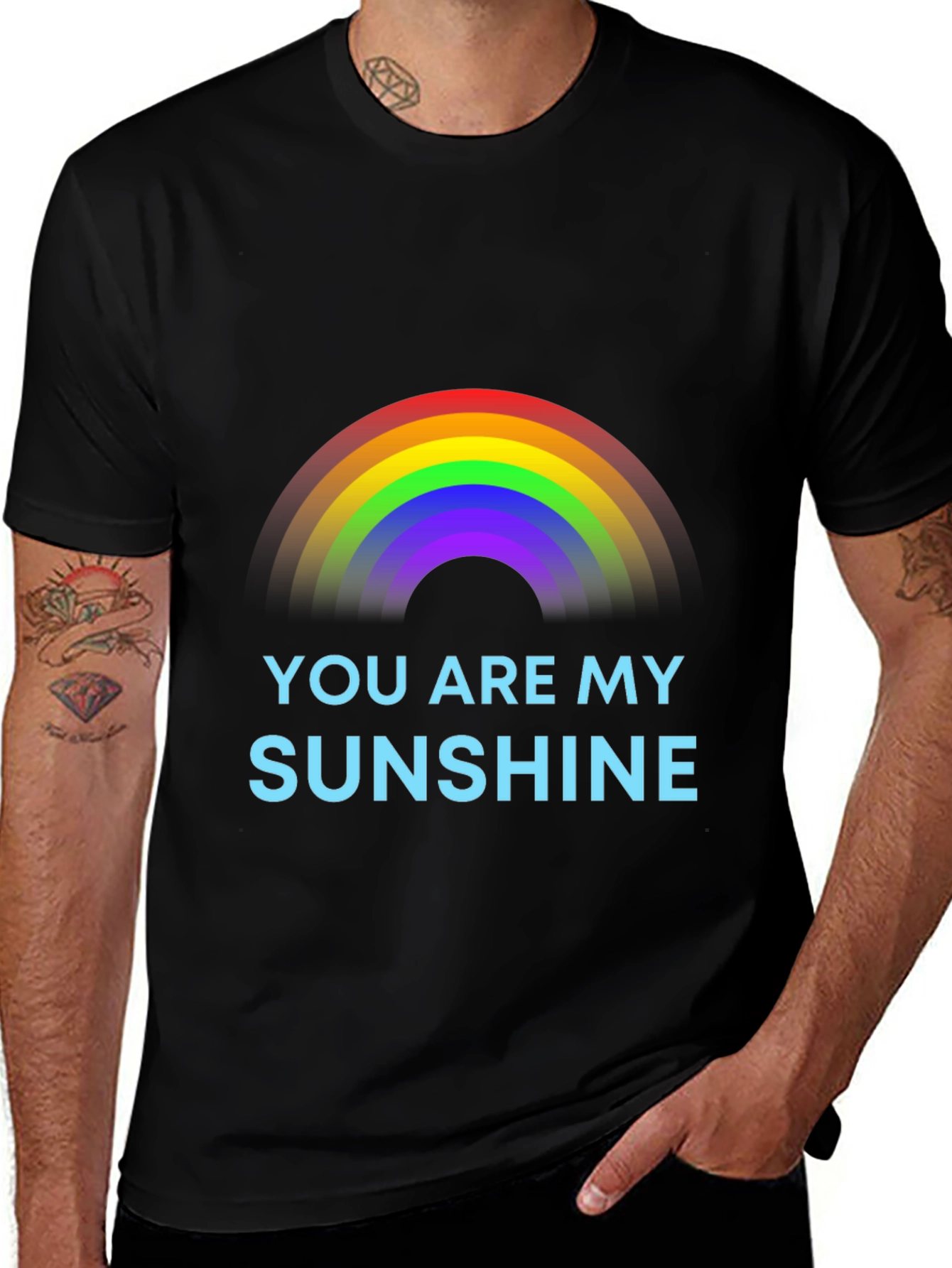 Rainbow Sunshine Graphic Tee - Unisex