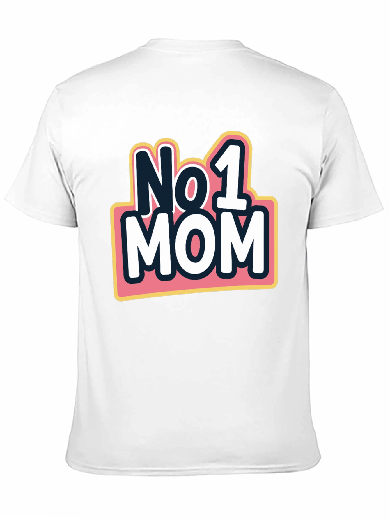 No. 1 Mom Graphic T-Shirt - Black