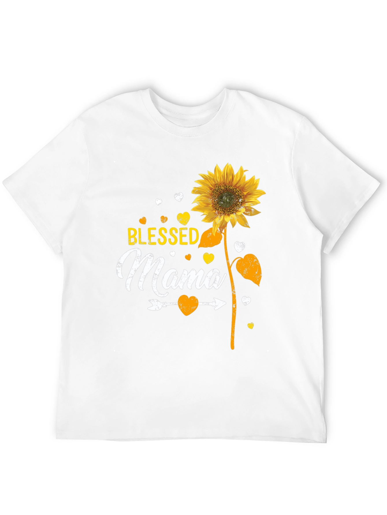 Blessed Mama Sunflower Graphic Tee