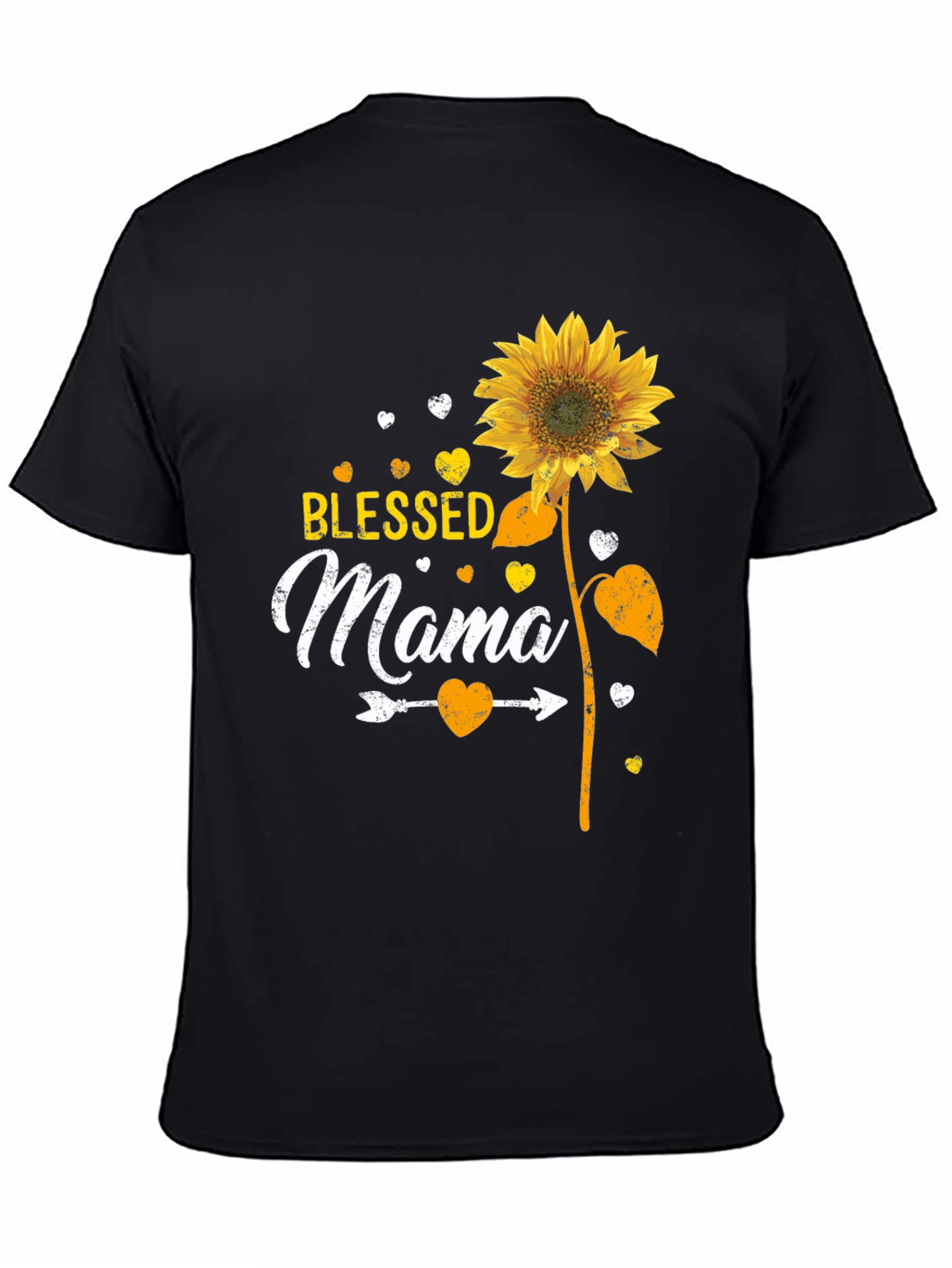 Blessed Mama Sunflower Graphic Tee