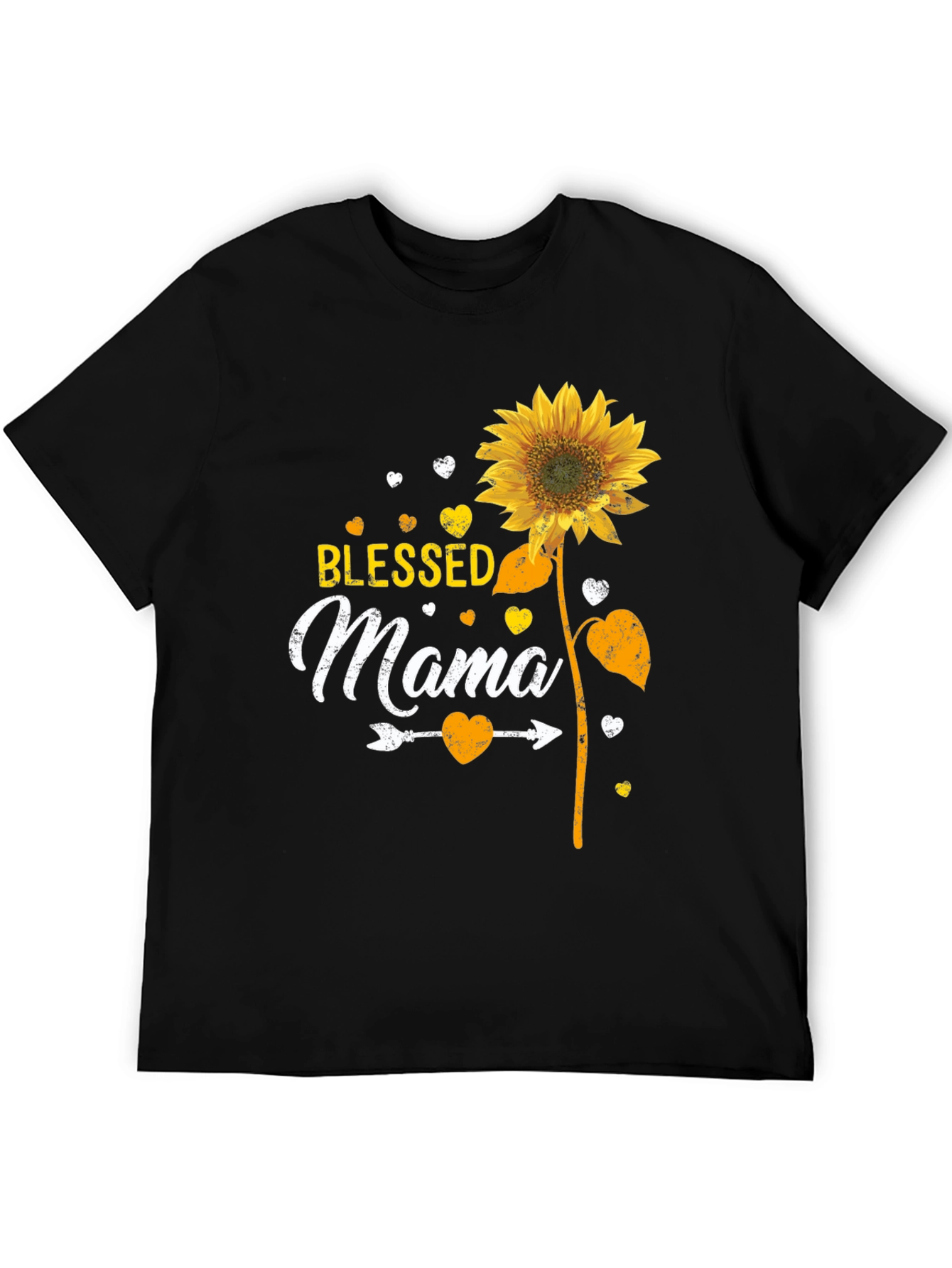 Blessed Mama Sunflower Graphic Tee