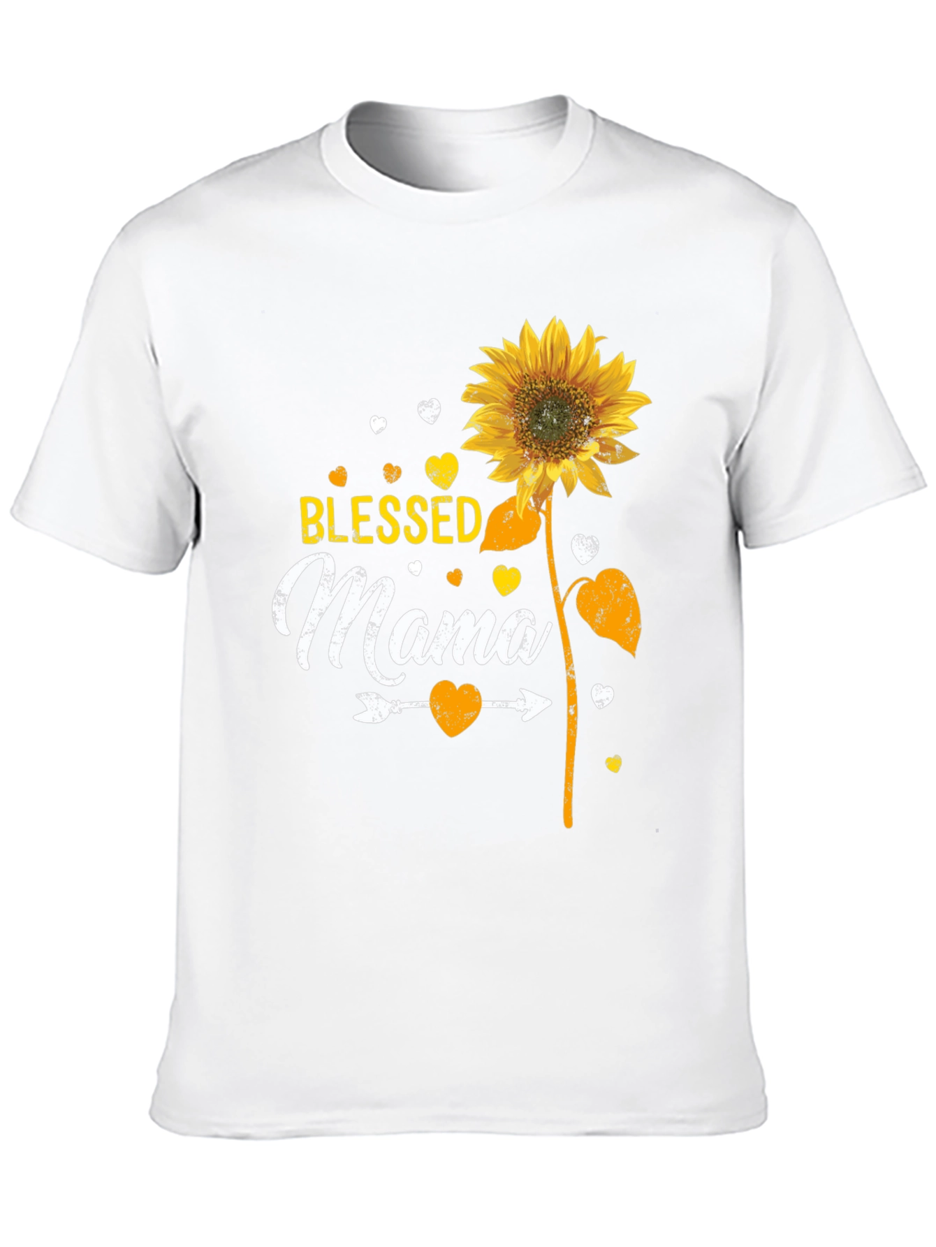 Blessed Mama Sunflower Graphic Tee
