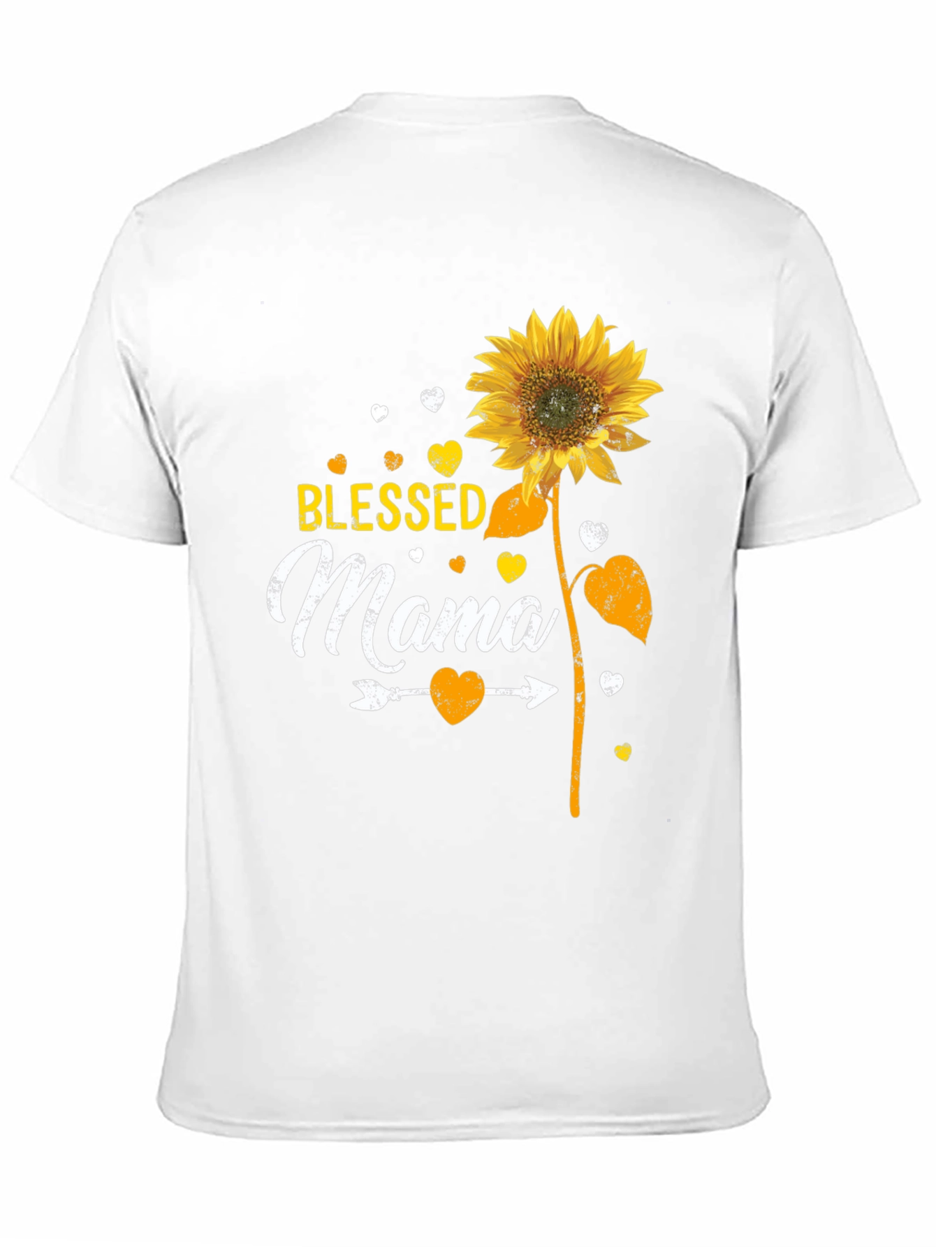 Blessed Mama Sunflower Graphic Tee