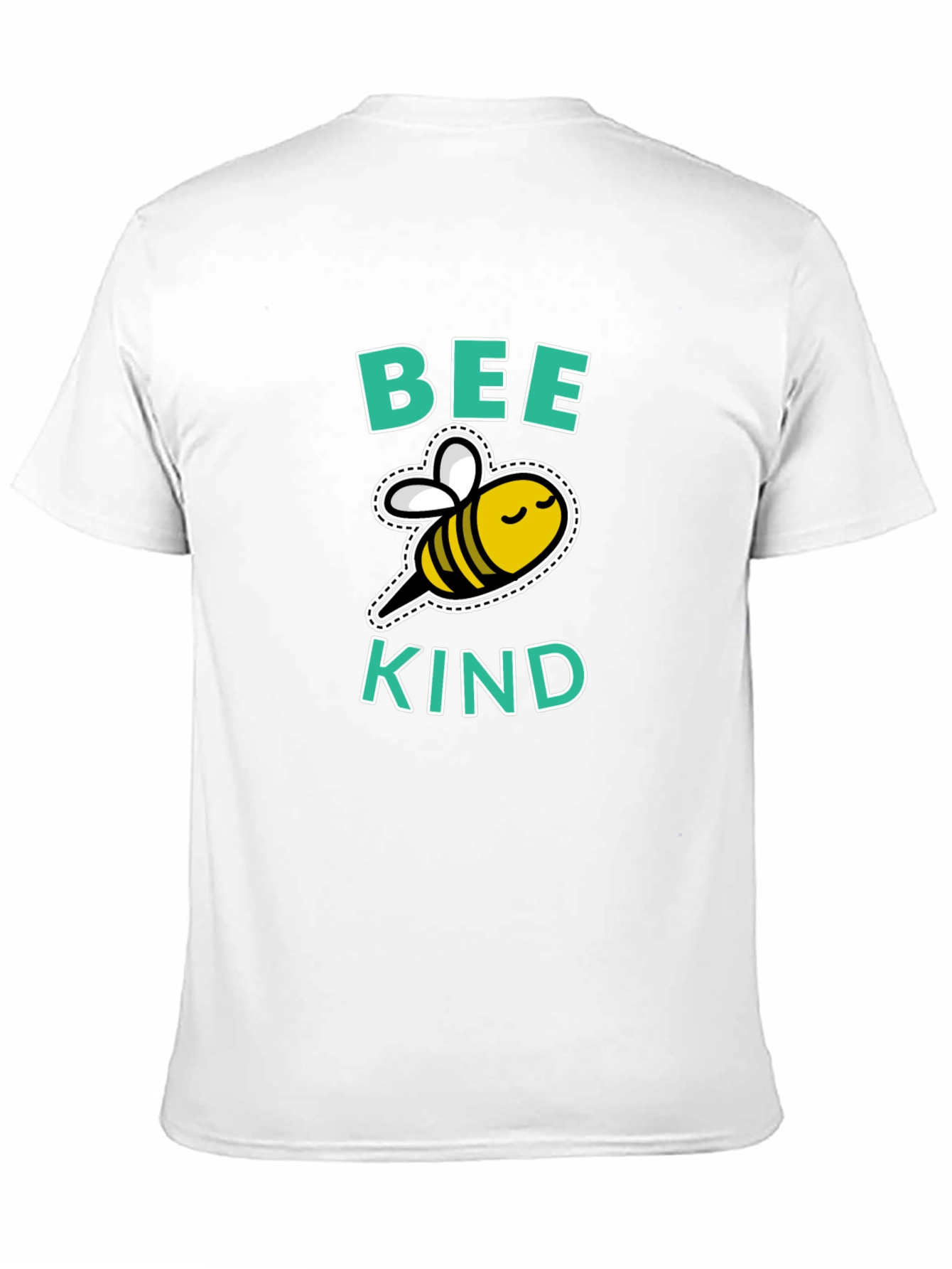 Bee Kind Graphic Tee - Black Cotton T-Shirt