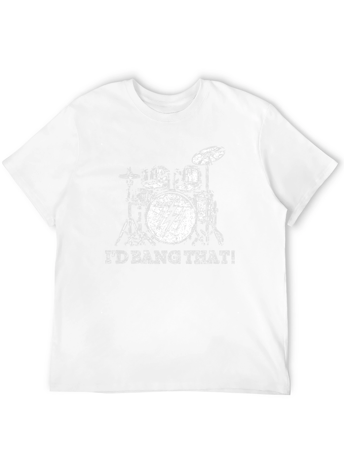 Id Bang That Drum Set Black T-Shirt