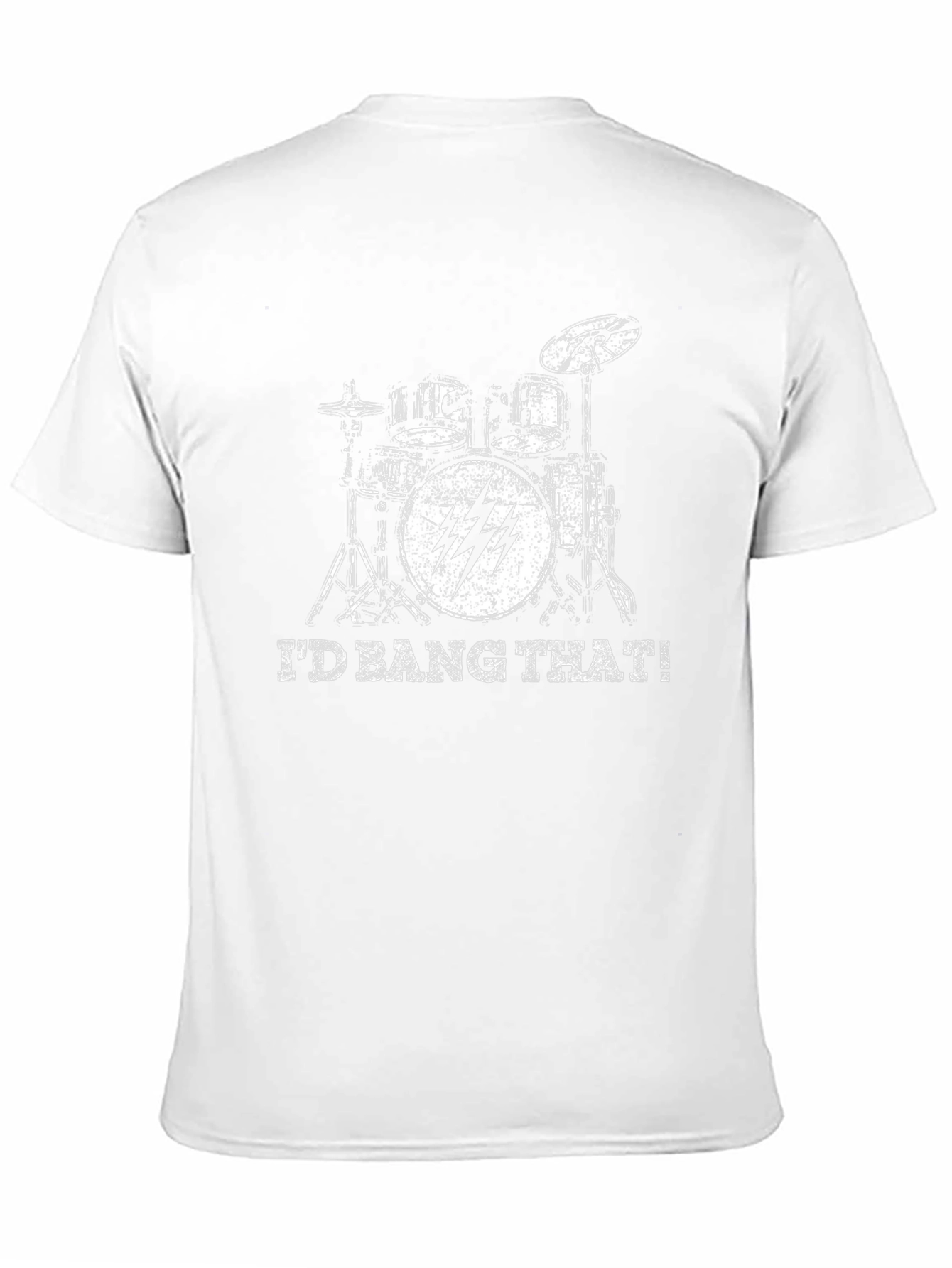 Id Bang That Drum Set Black T-Shirt