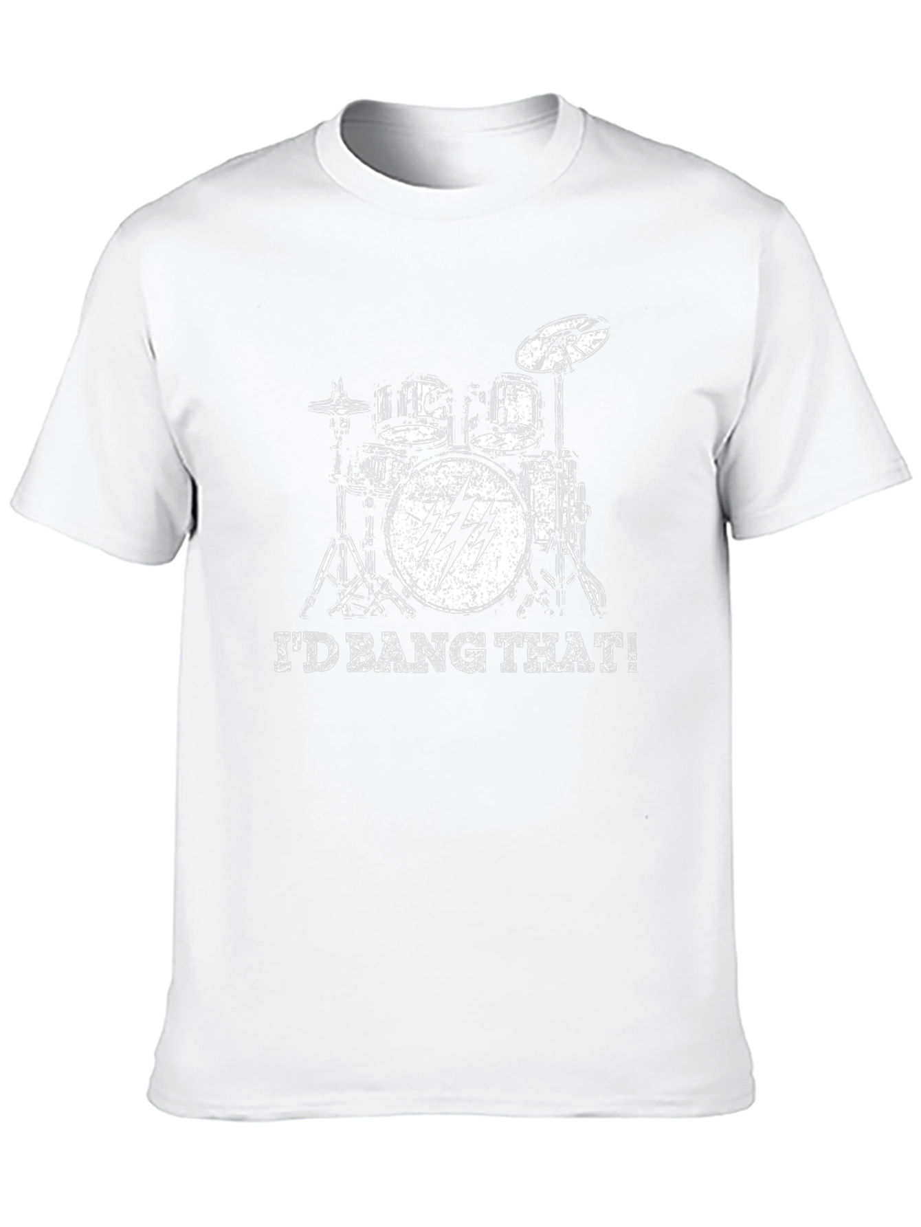 Id Bang That Drum Set Black T-Shirt