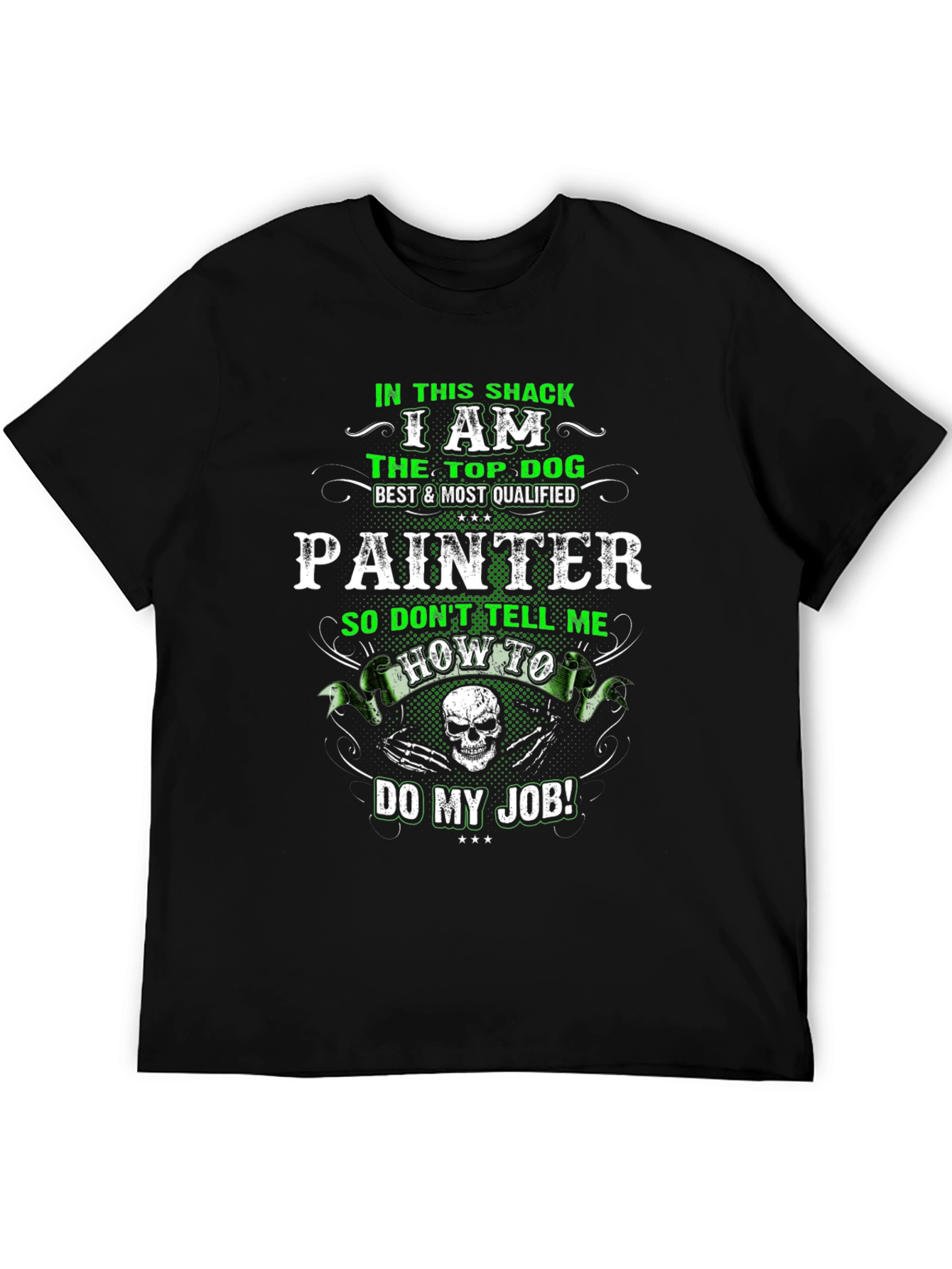 Painter Top Dog Graphic T-Shirt