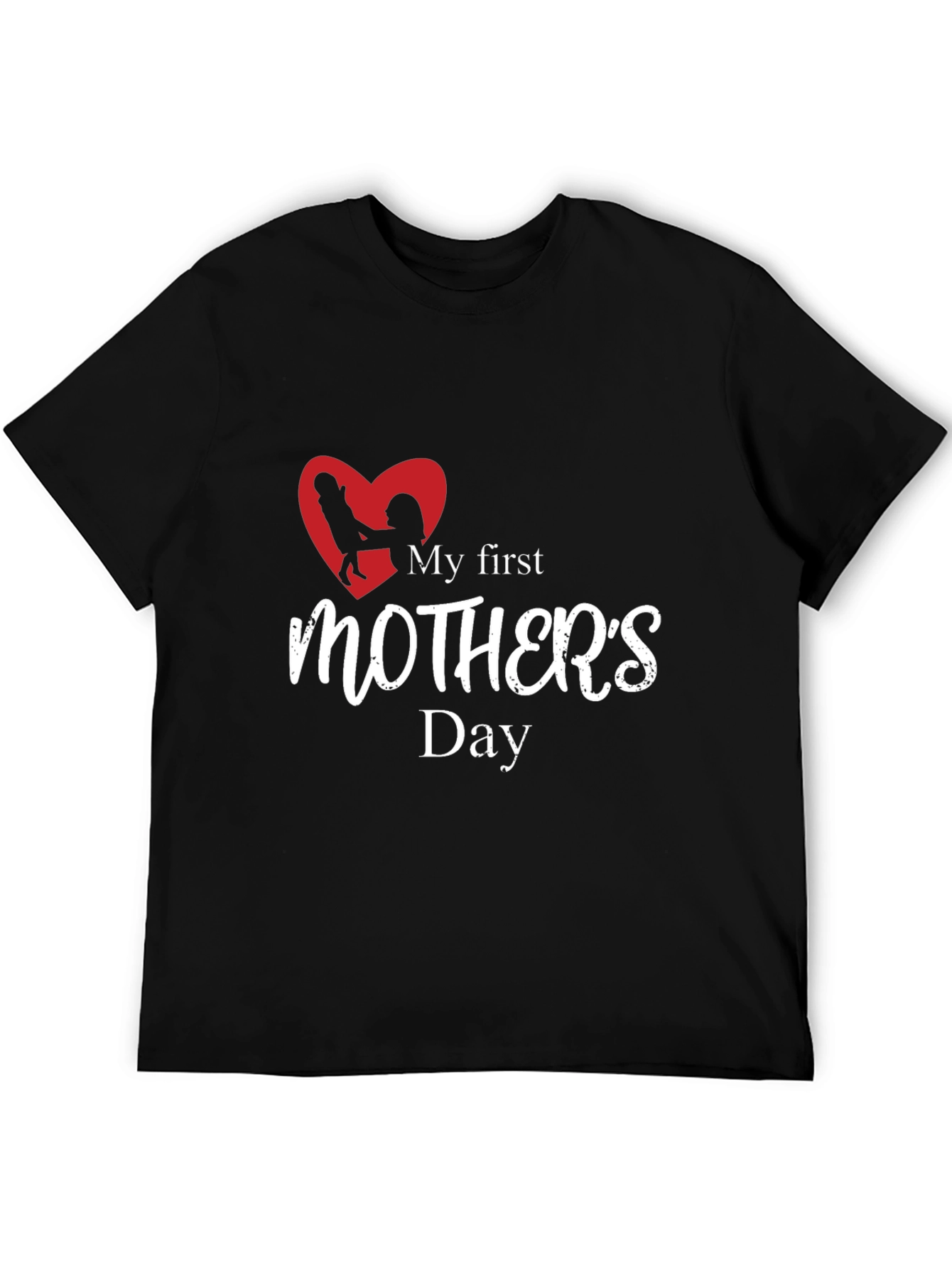 My First Mothers Day Black T-Shirt