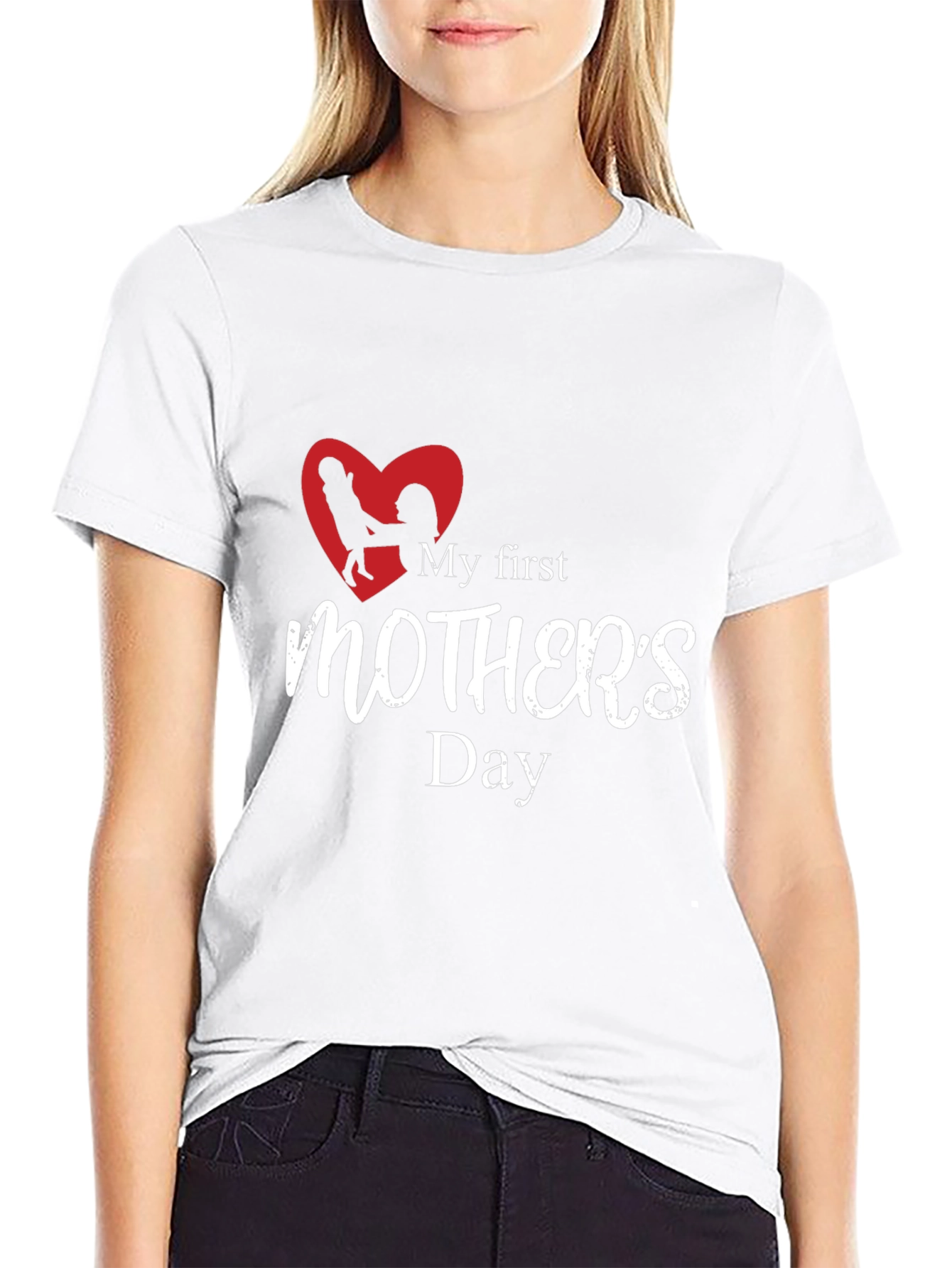 My First Mothers Day Black T-Shirt