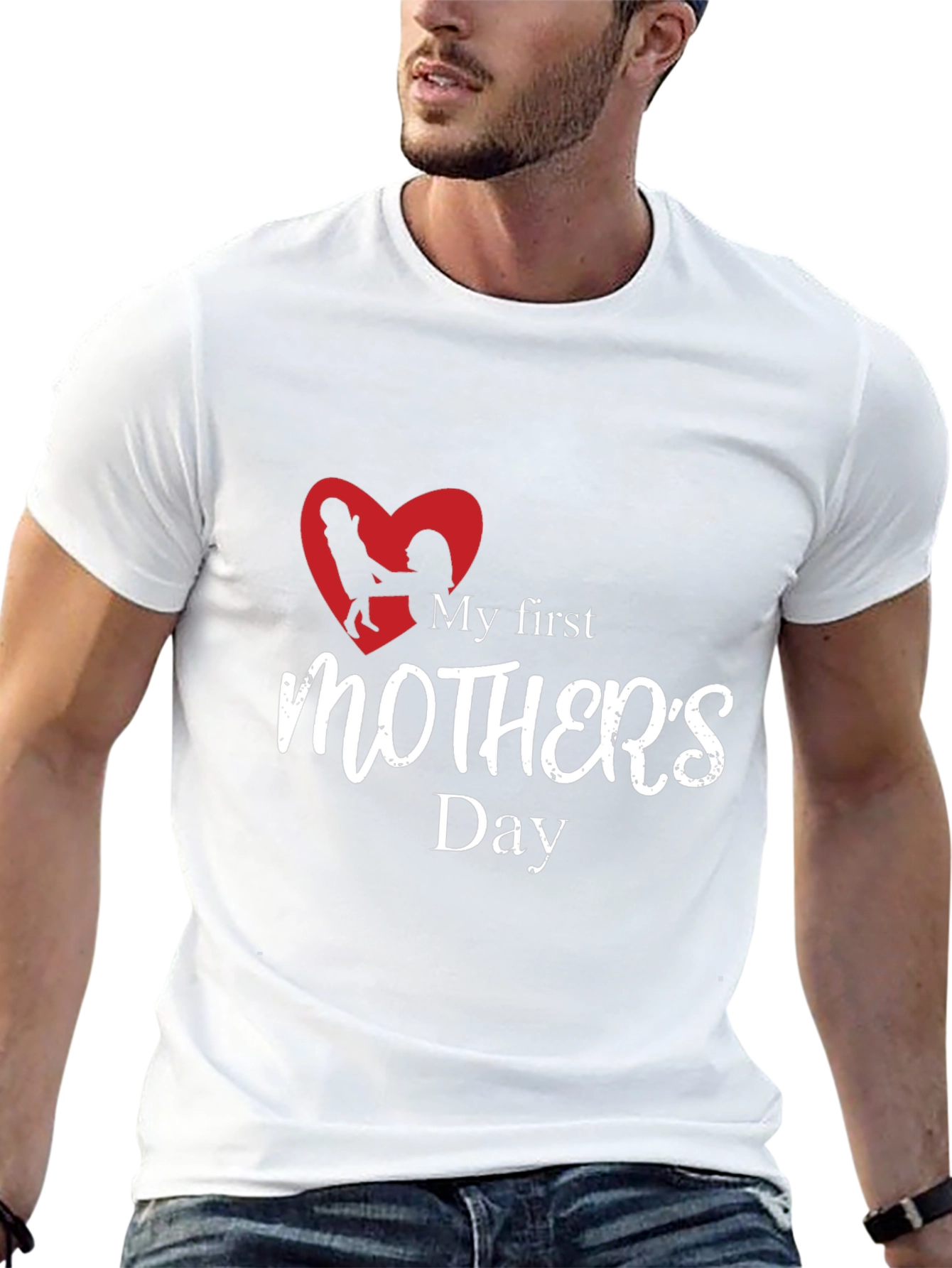 My First Mothers Day Black T-Shirt