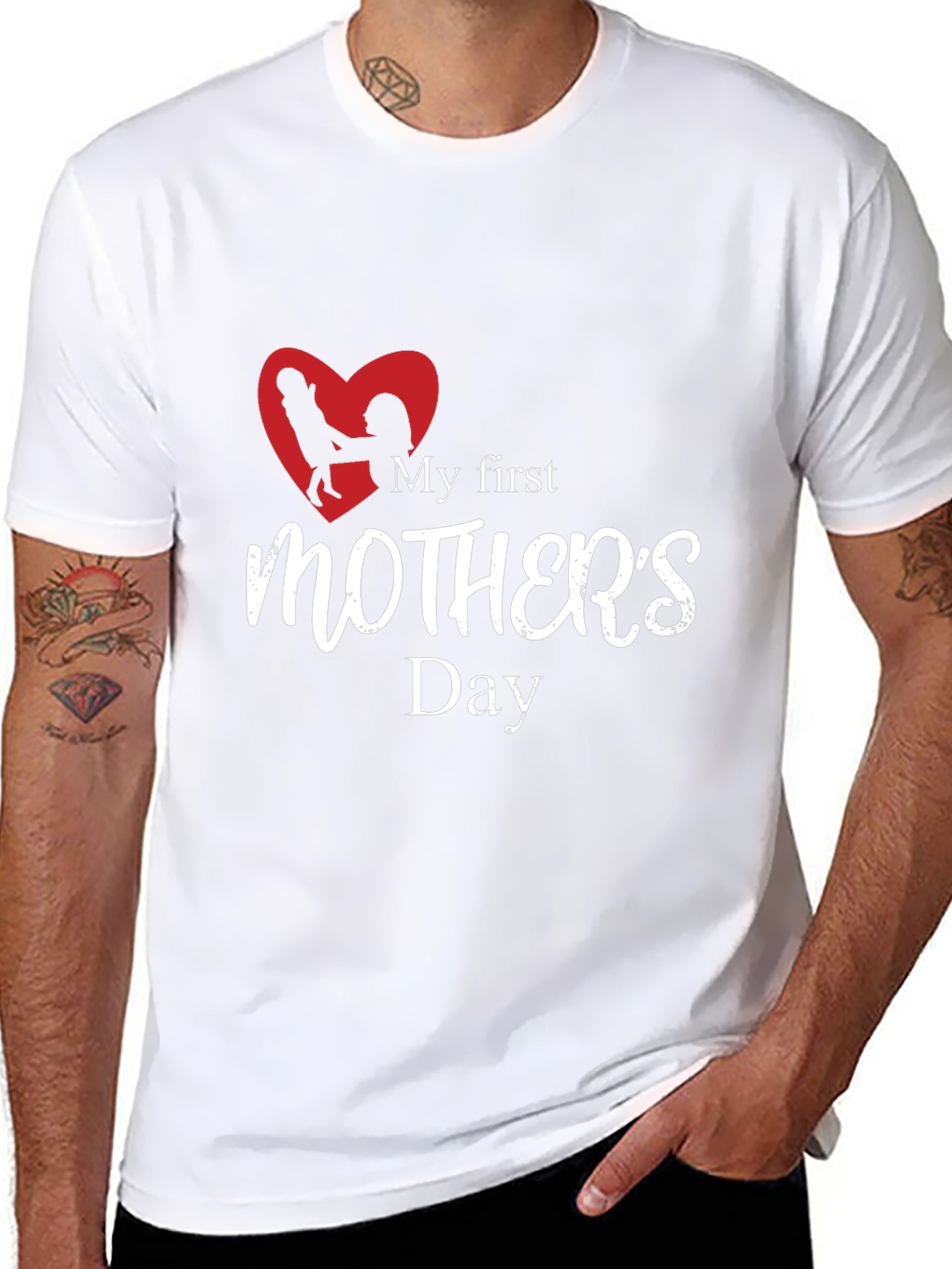My First Mothers Day Black T-Shirt