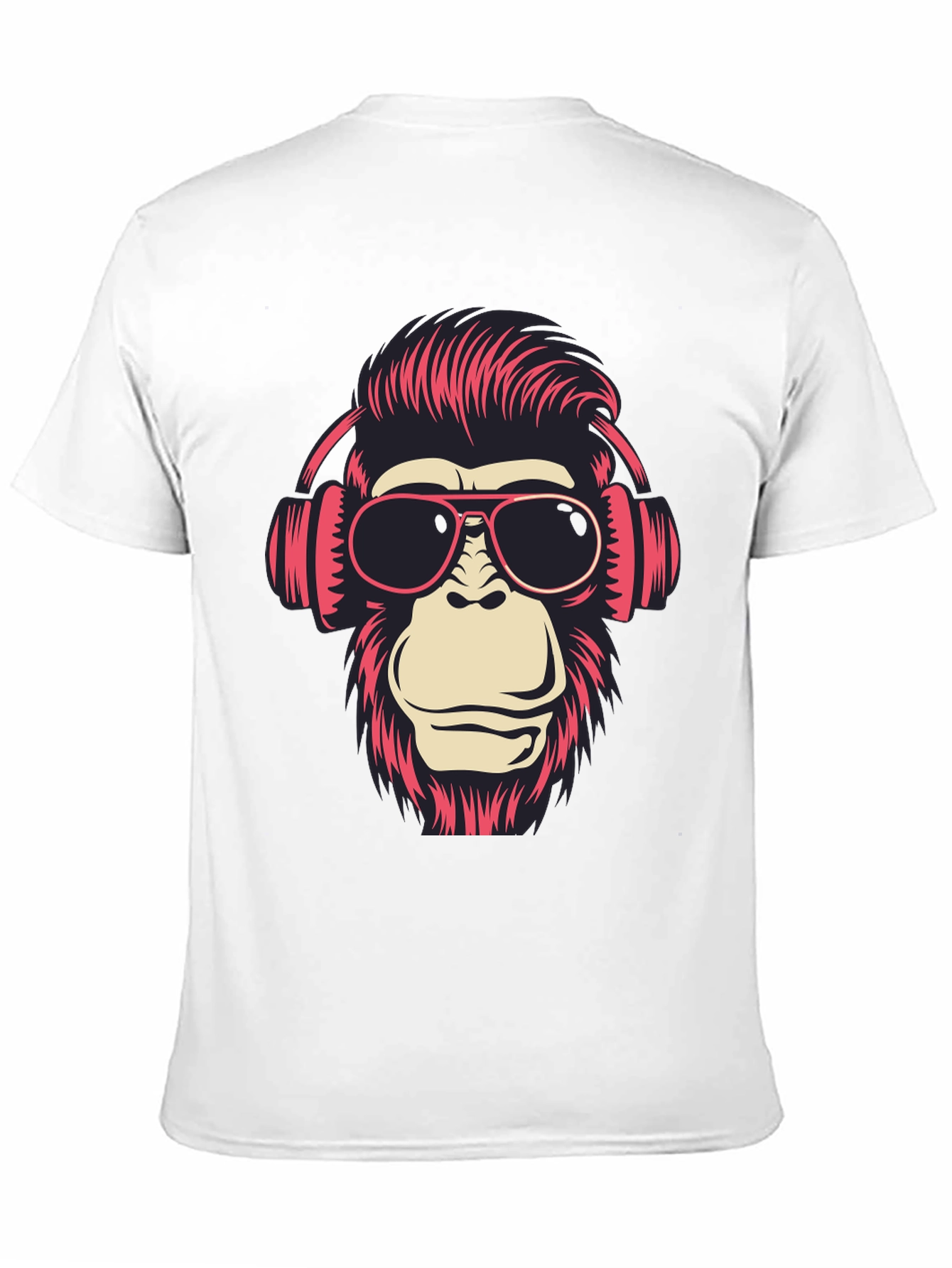 Cool Monkey Graphic T-Shirt - Black