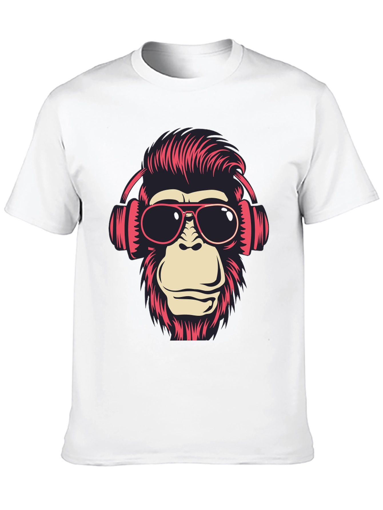 Cool Monkey Graphic T-Shirt - Black