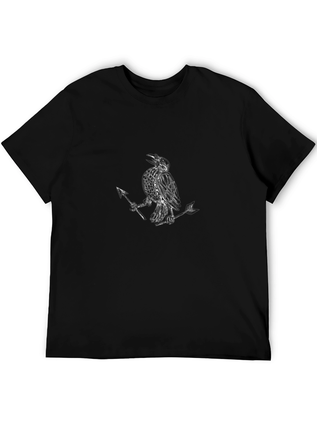 Raven & Arrow Graphic Tee - Mens Black T-Shirt