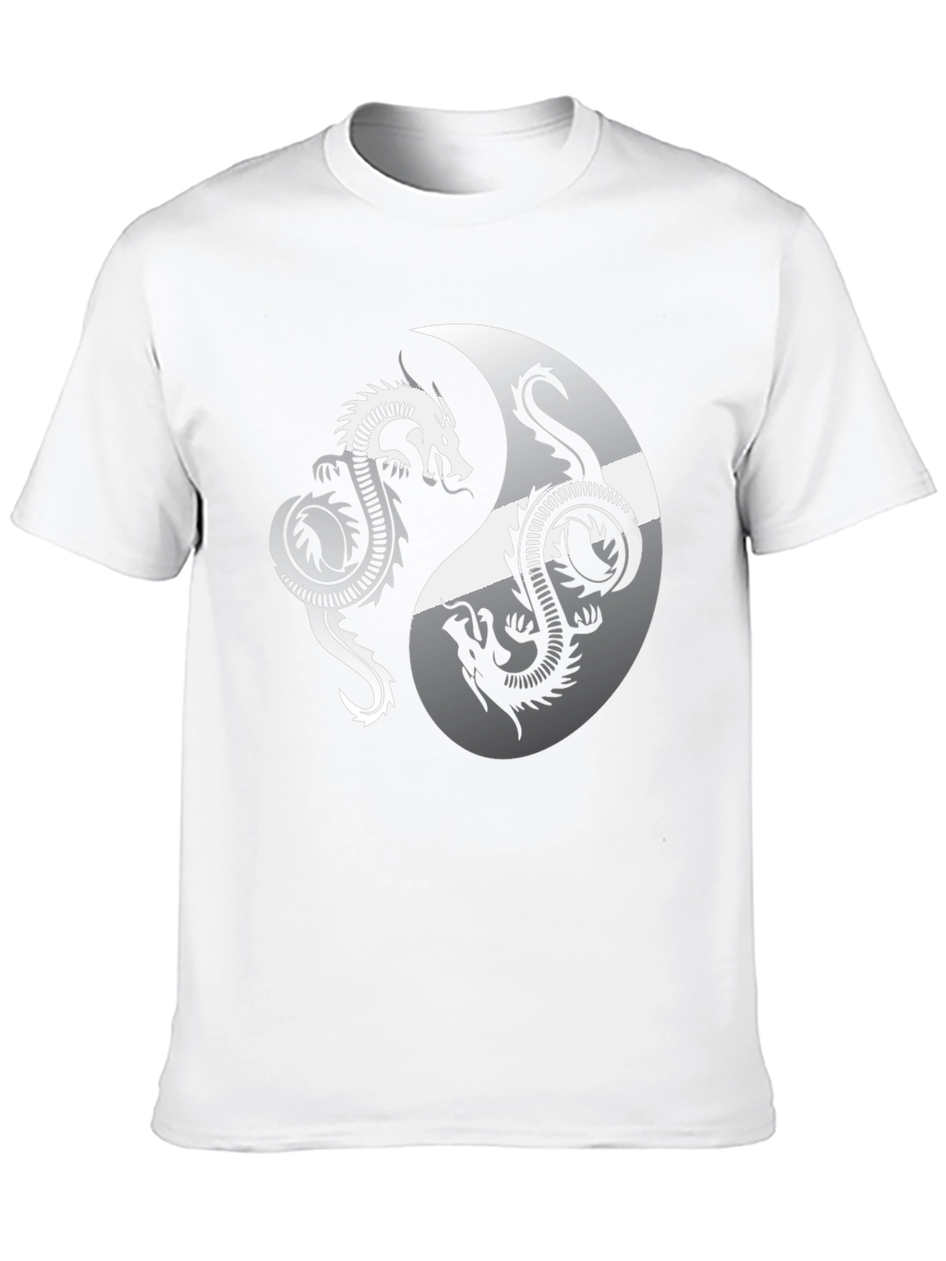 Yin Yang Dragon Graphic Tee - Balance & Style