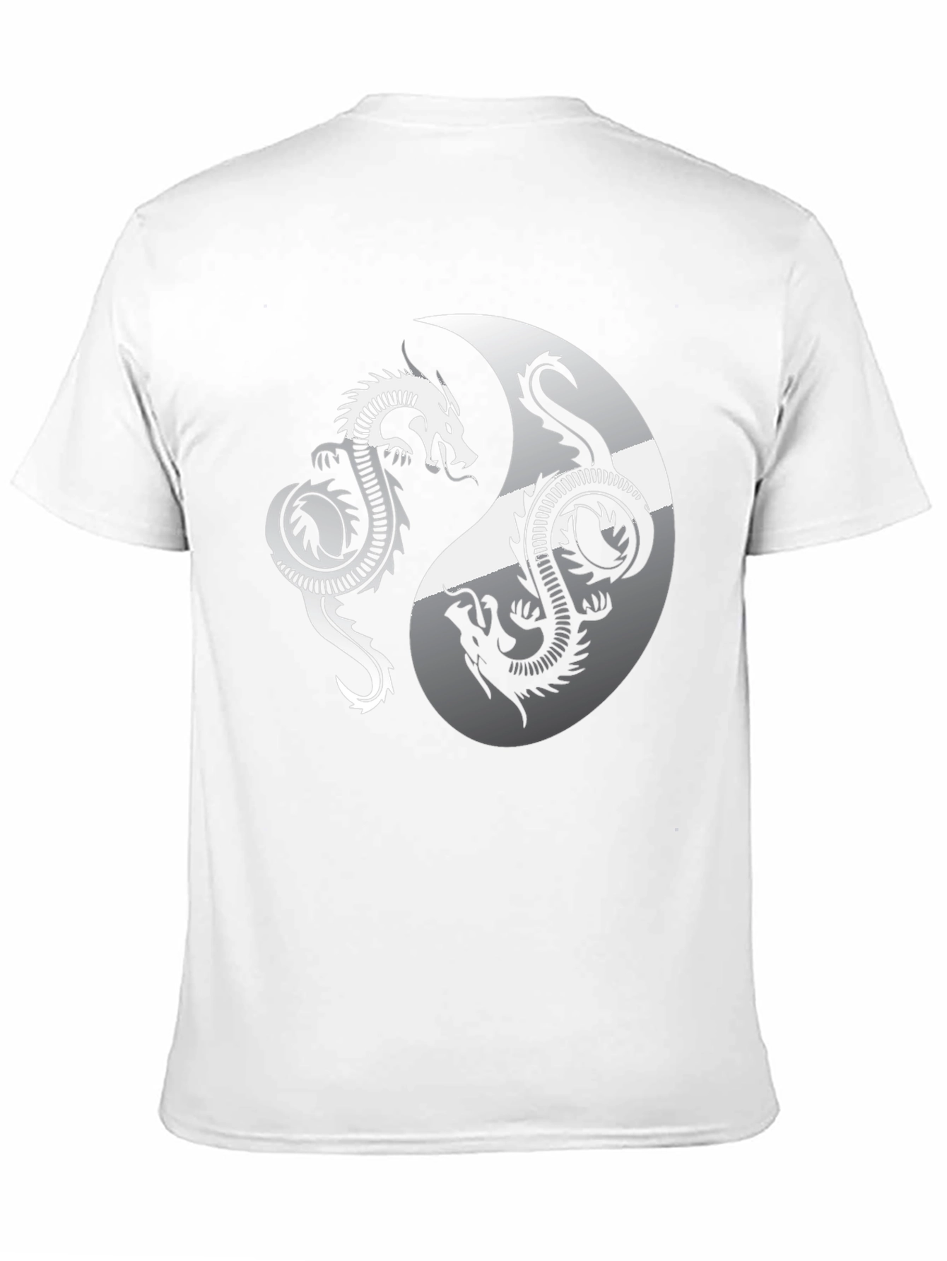 Yin Yang Dragon Graphic Tee - Balance & Style