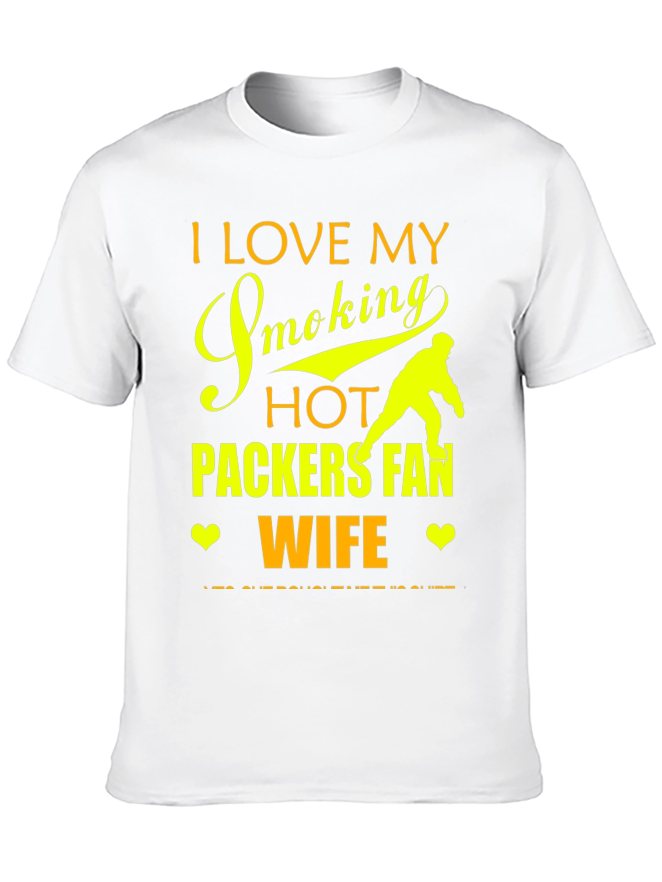 I Love My Smoking Hot Packers Fan Wife T-Shirt