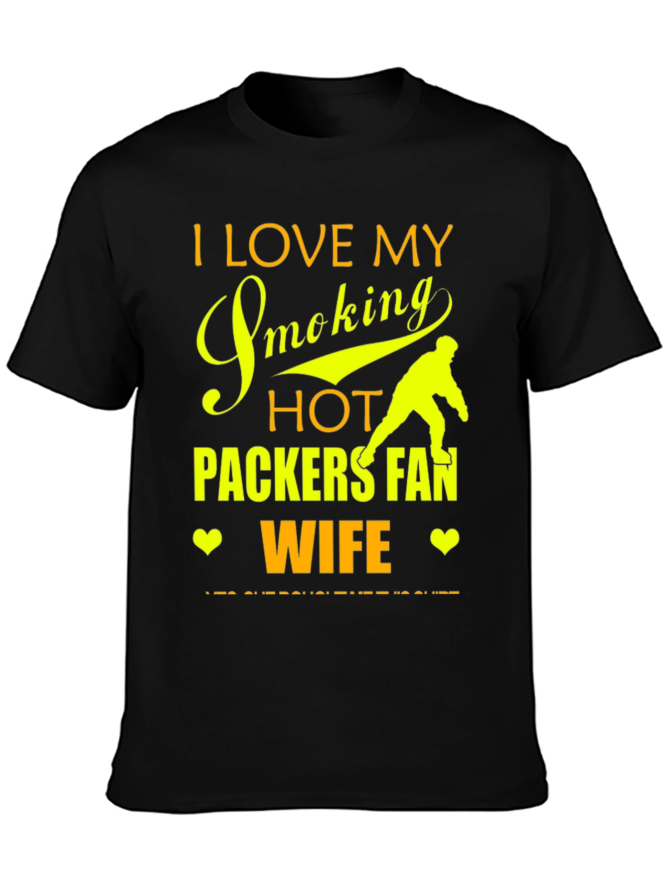 I Love My Smoking Hot Packers Fan Wife T-Shirt