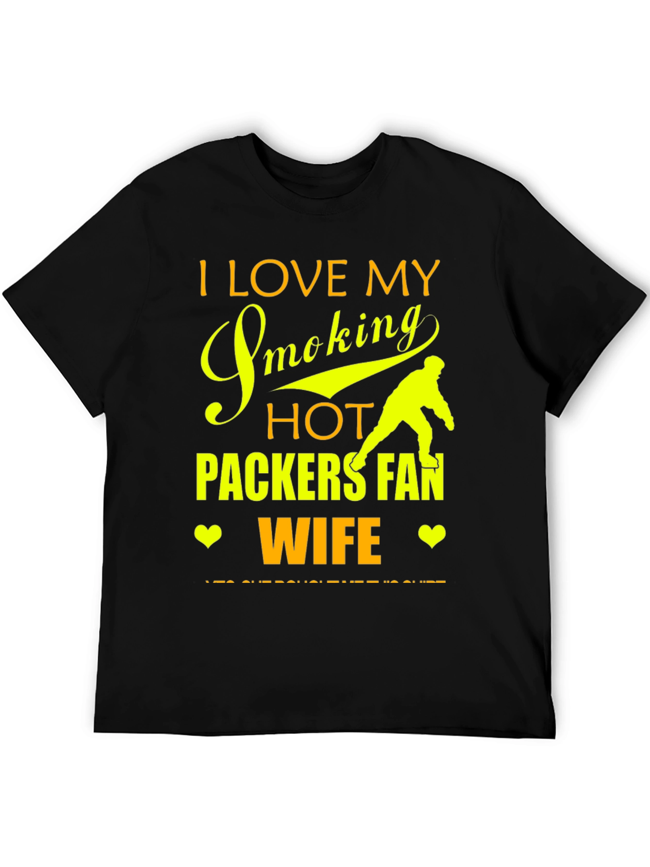 I Love My Smoking Hot Packers Fan Wife T-Shirt