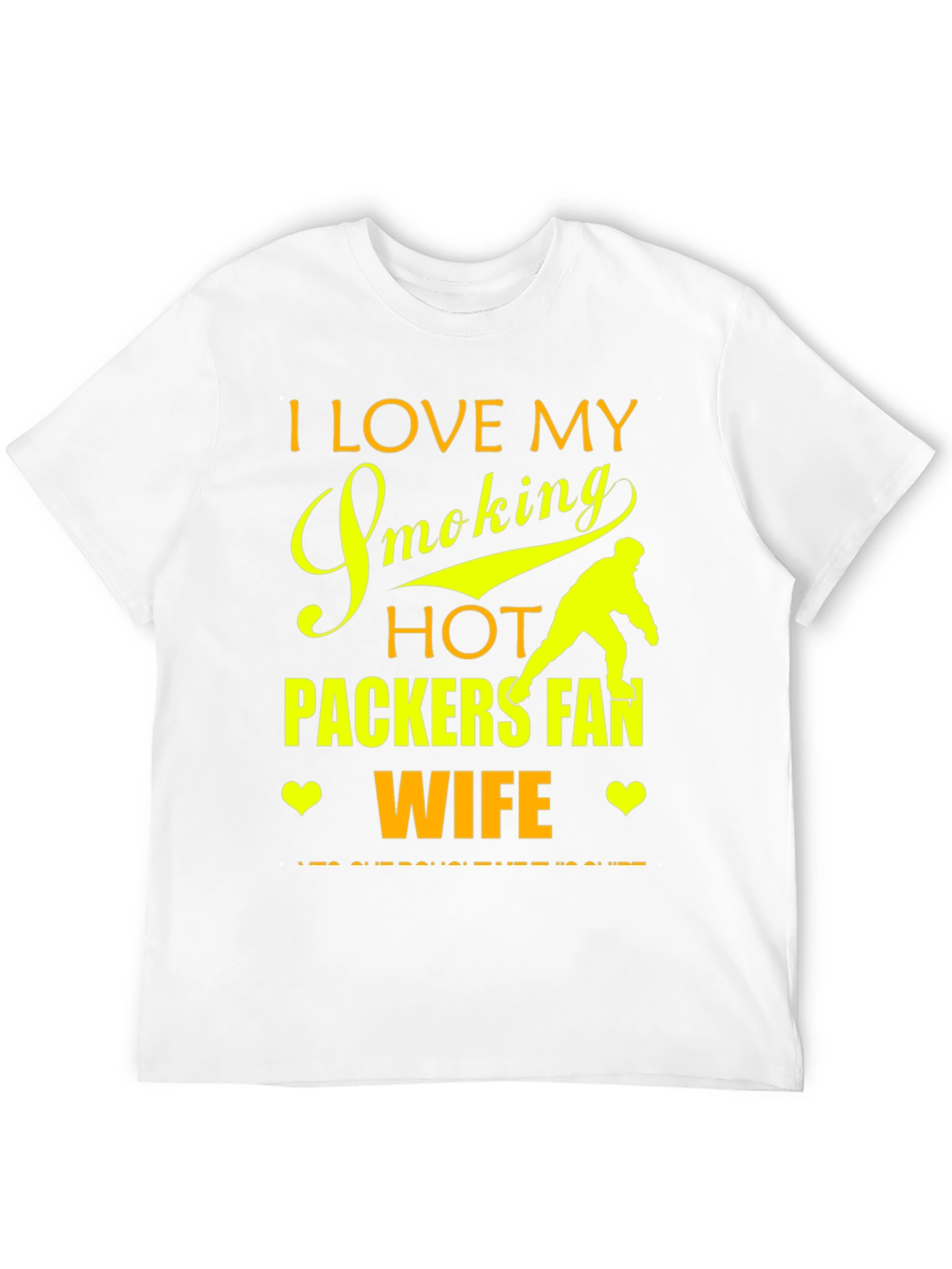 I Love My Smoking Hot Packers Fan Wife T-Shirt