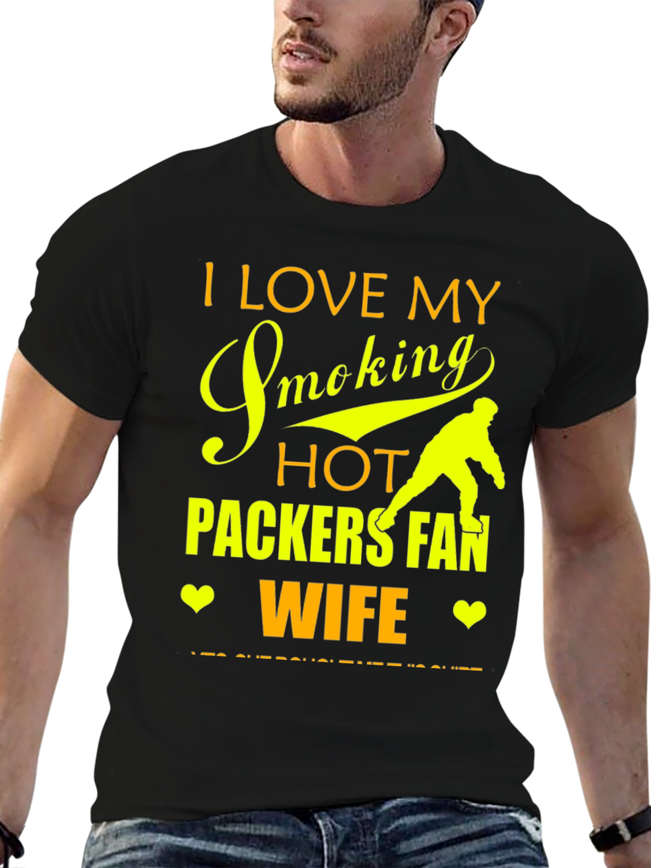 I Love My Smoking Hot Packers Fan Wife T-Shirt