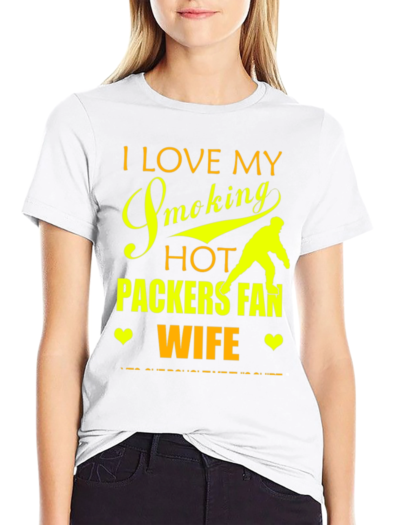 I Love My Smoking Hot Packers Fan Wife T-Shirt