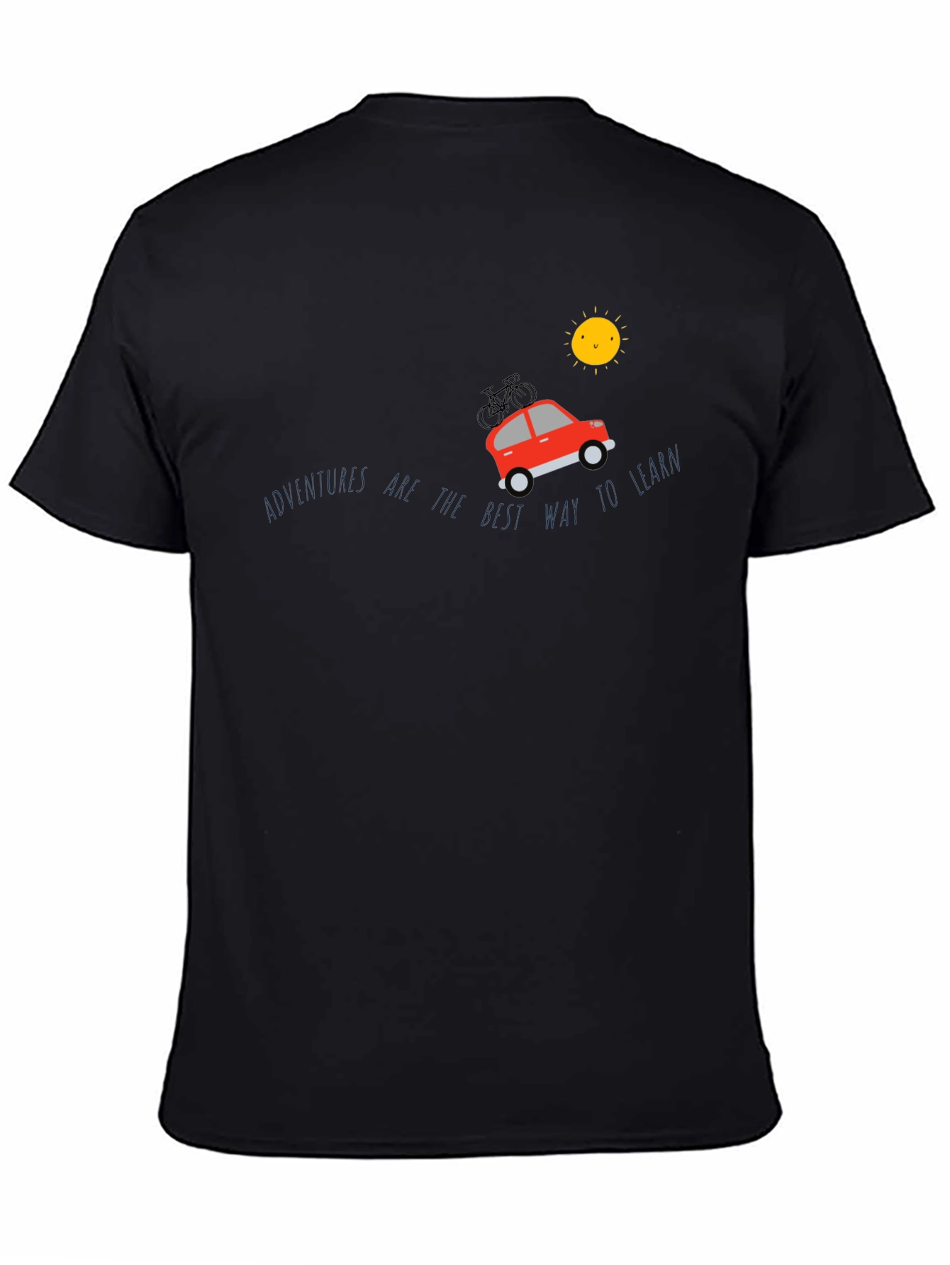 Adventure Awaits Graphic Tee - Black