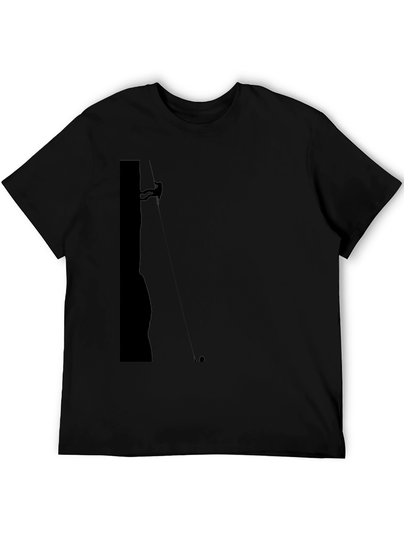 Climbing Silhouette Black T-Shirt