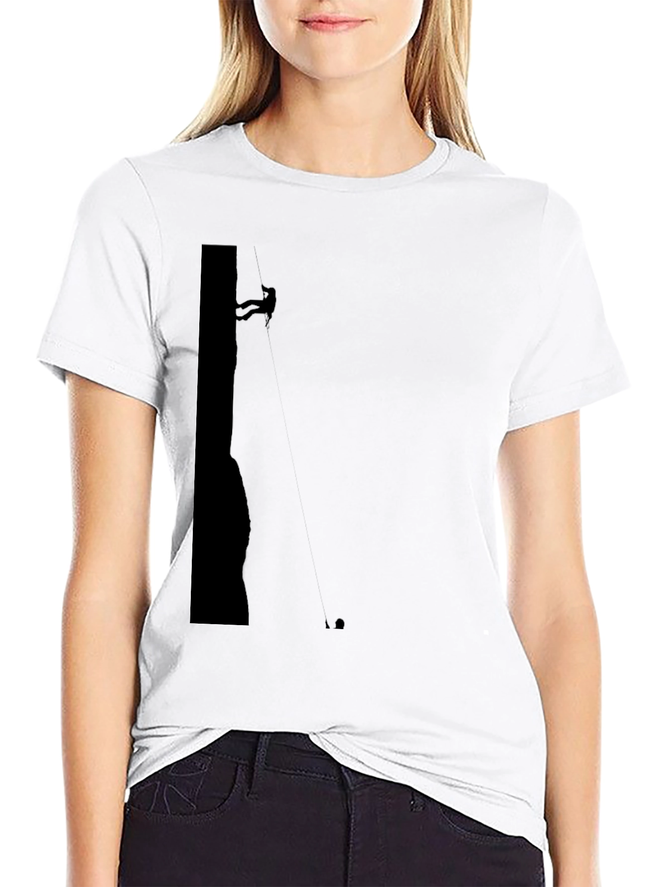 Climbing Silhouette Black T-Shirt