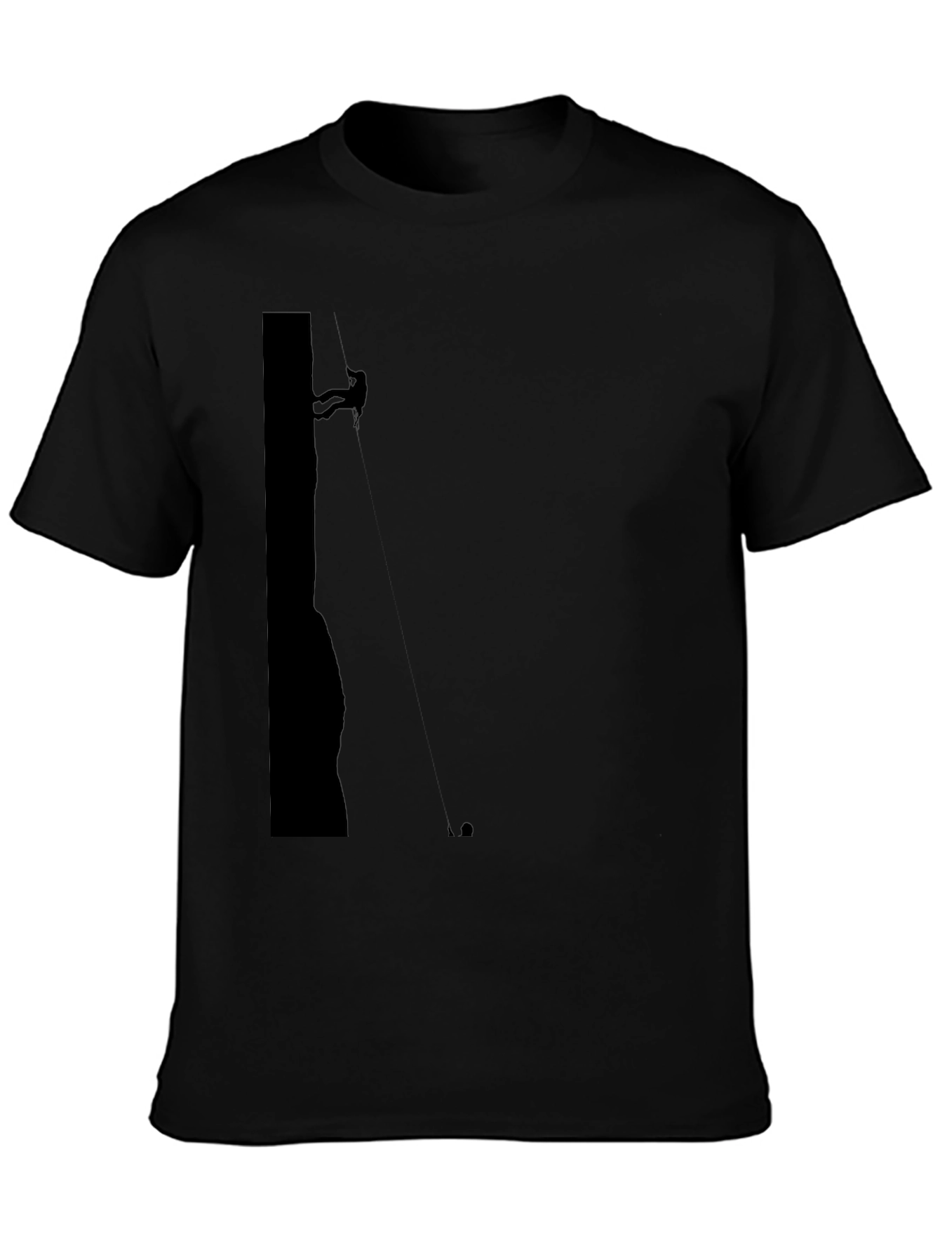 Climbing Silhouette Black T-Shirt