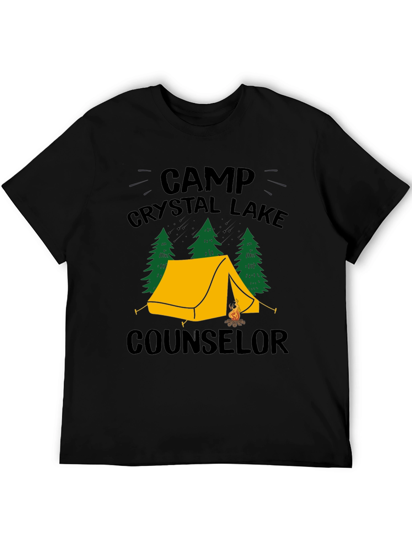 Camp Crystal Lake Counselor Graphic T-Shirt