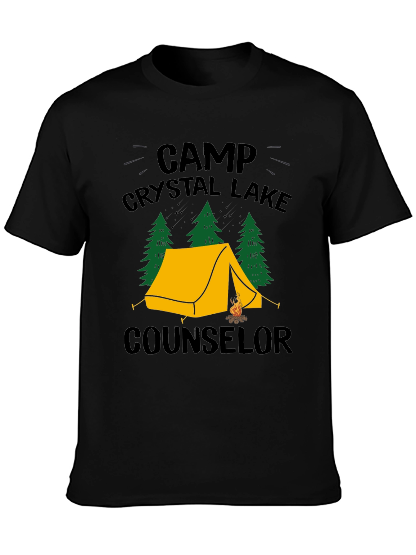 Camp Crystal Lake Counselor Graphic T-Shirt