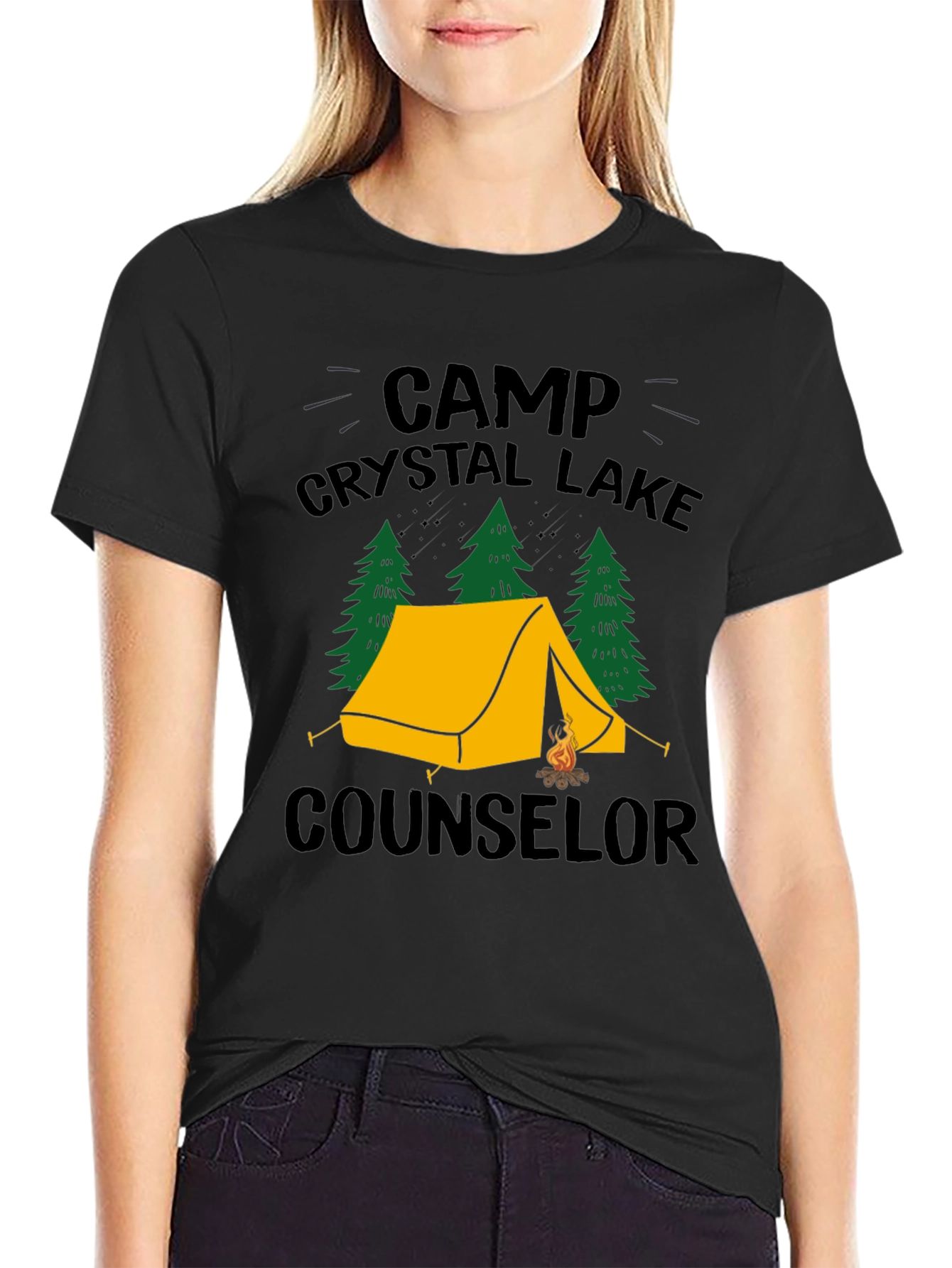 Camp Crystal Lake Counselor Graphic T-Shirt