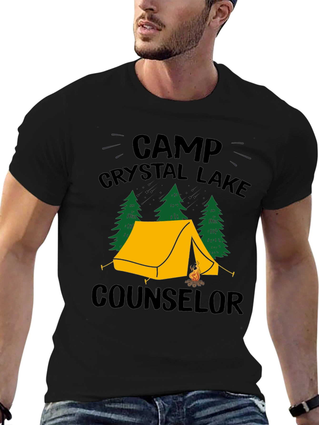 Camp Crystal Lake Counselor Graphic T-Shirt