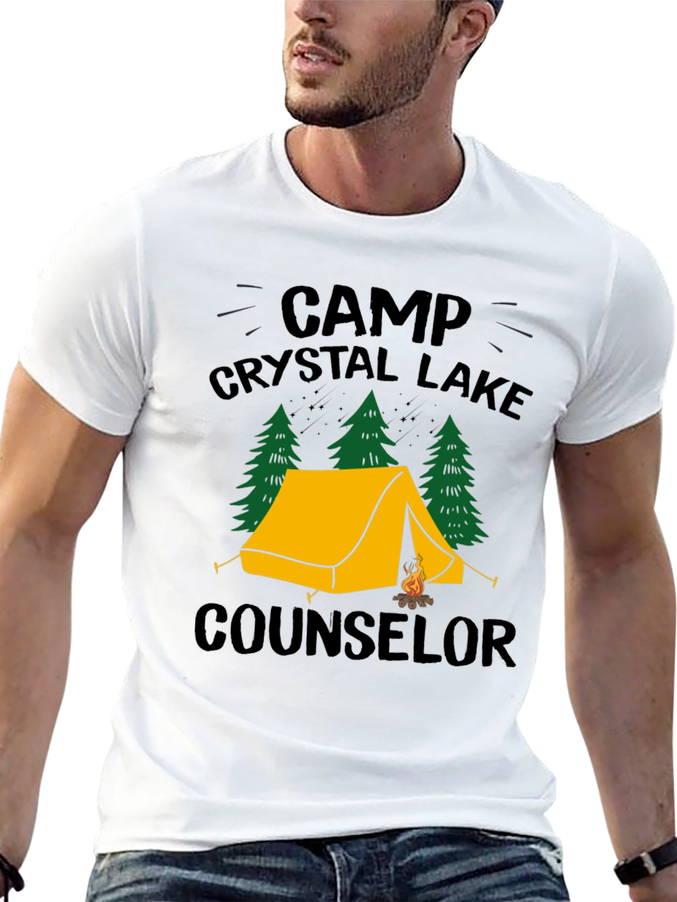 Camp Crystal Lake Counselor Graphic T-Shirt
