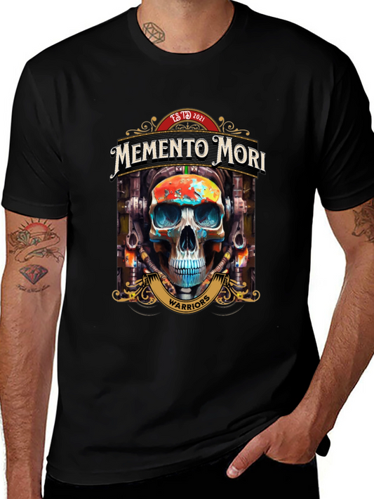 Memento Mori Skull Warriors Graphic Tee