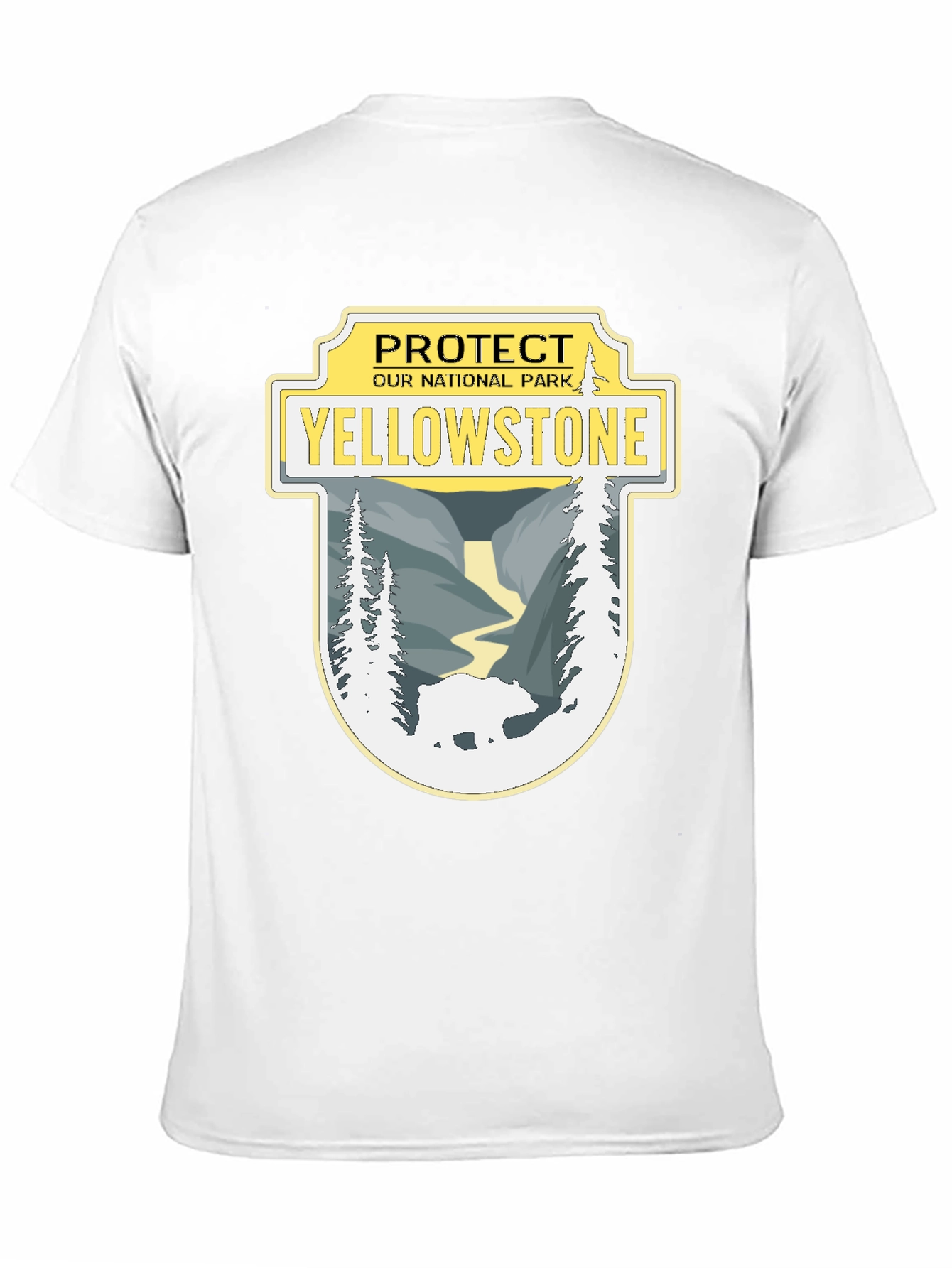 Yellowstone National Park Protect Black T-Shirt