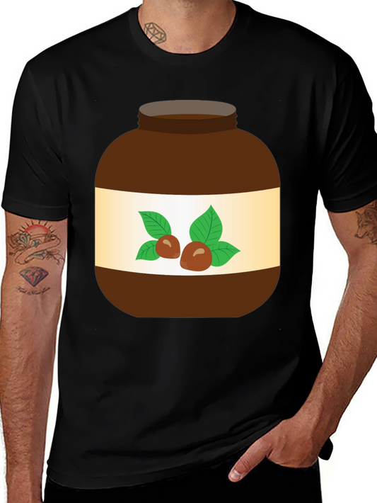 Nutella Jar Graphic T-Shirt - Fun Foodie Tee