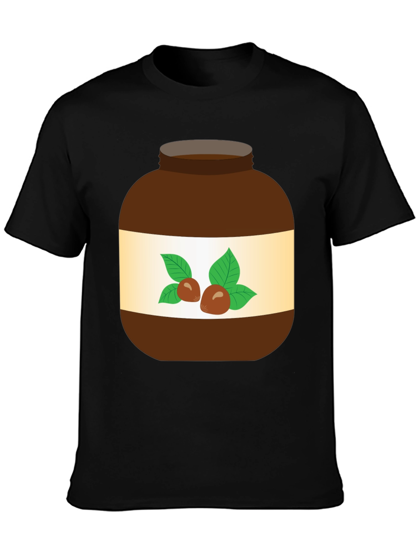 Nutella Jar Graphic T-Shirt - Fun Foodie Tee