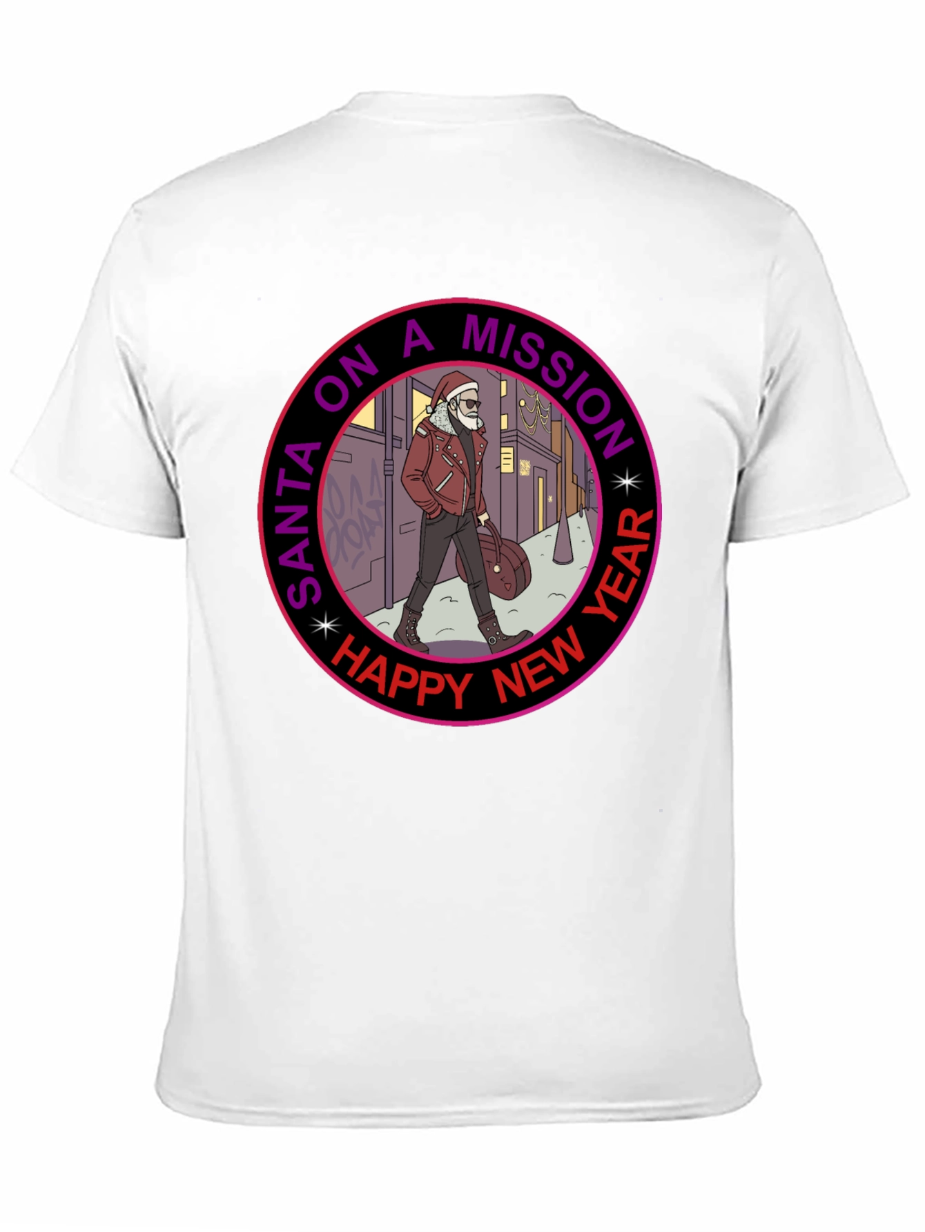 Santa on a Mission Graphic Tee
