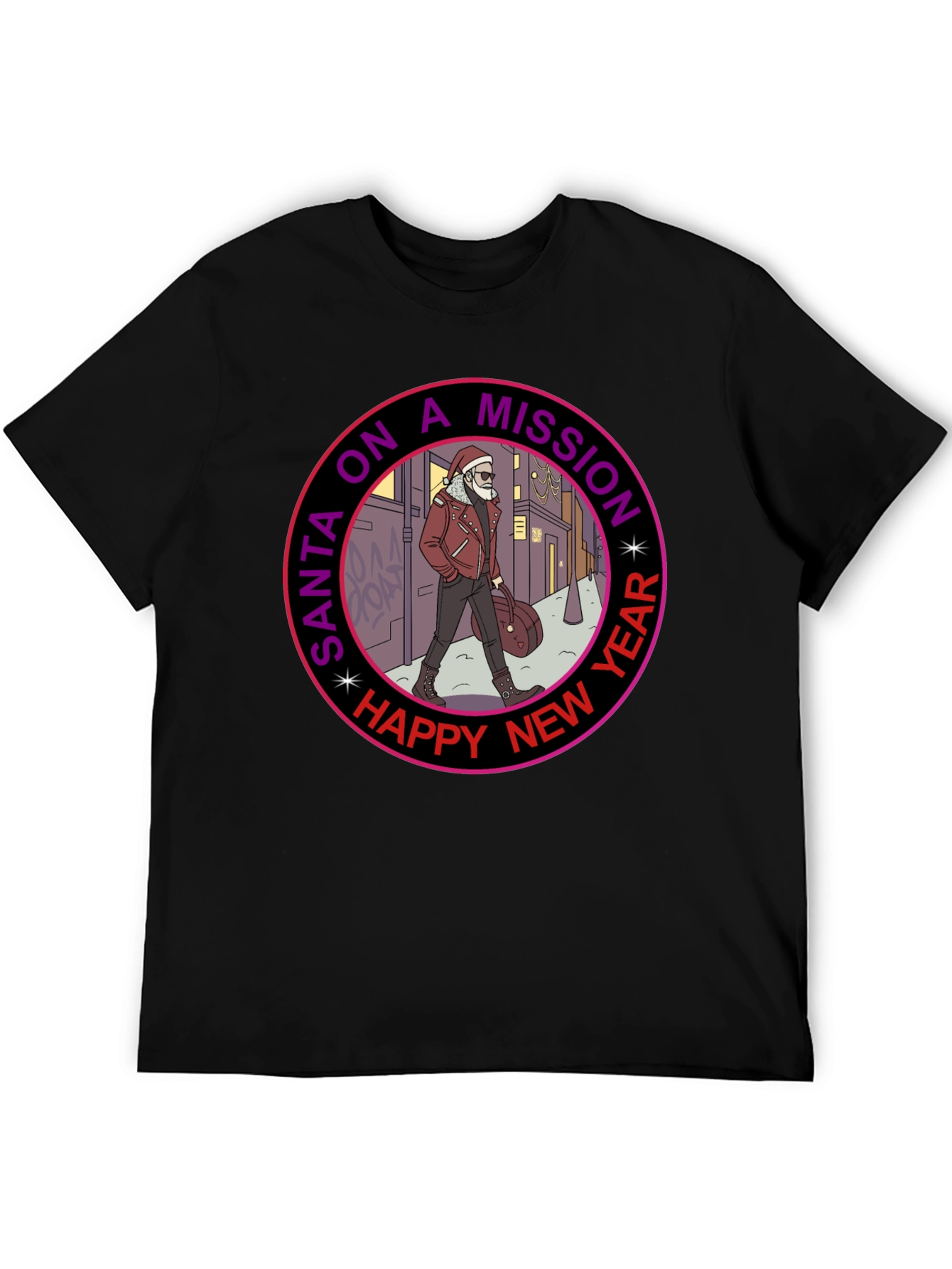 Santa on a Mission Graphic Tee