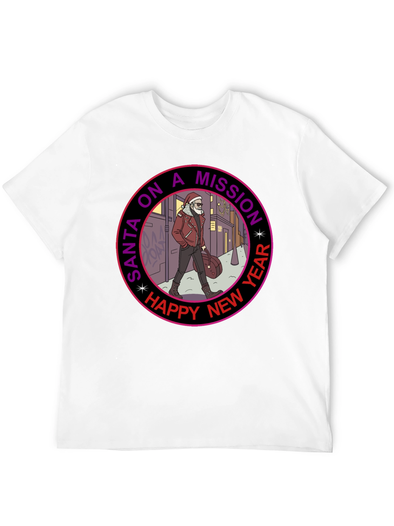 Santa on a Mission Graphic Tee