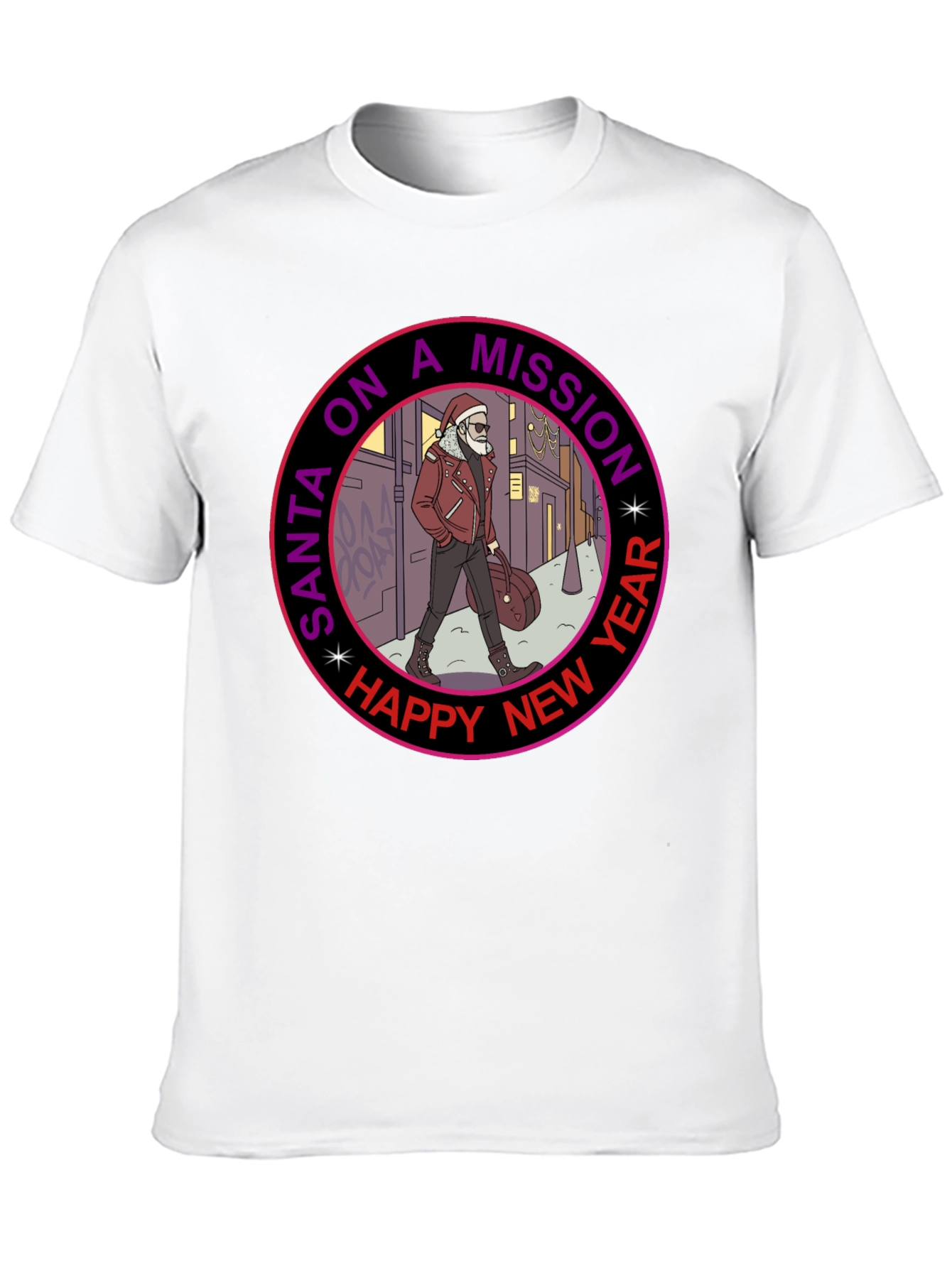 Santa on a Mission Graphic Tee